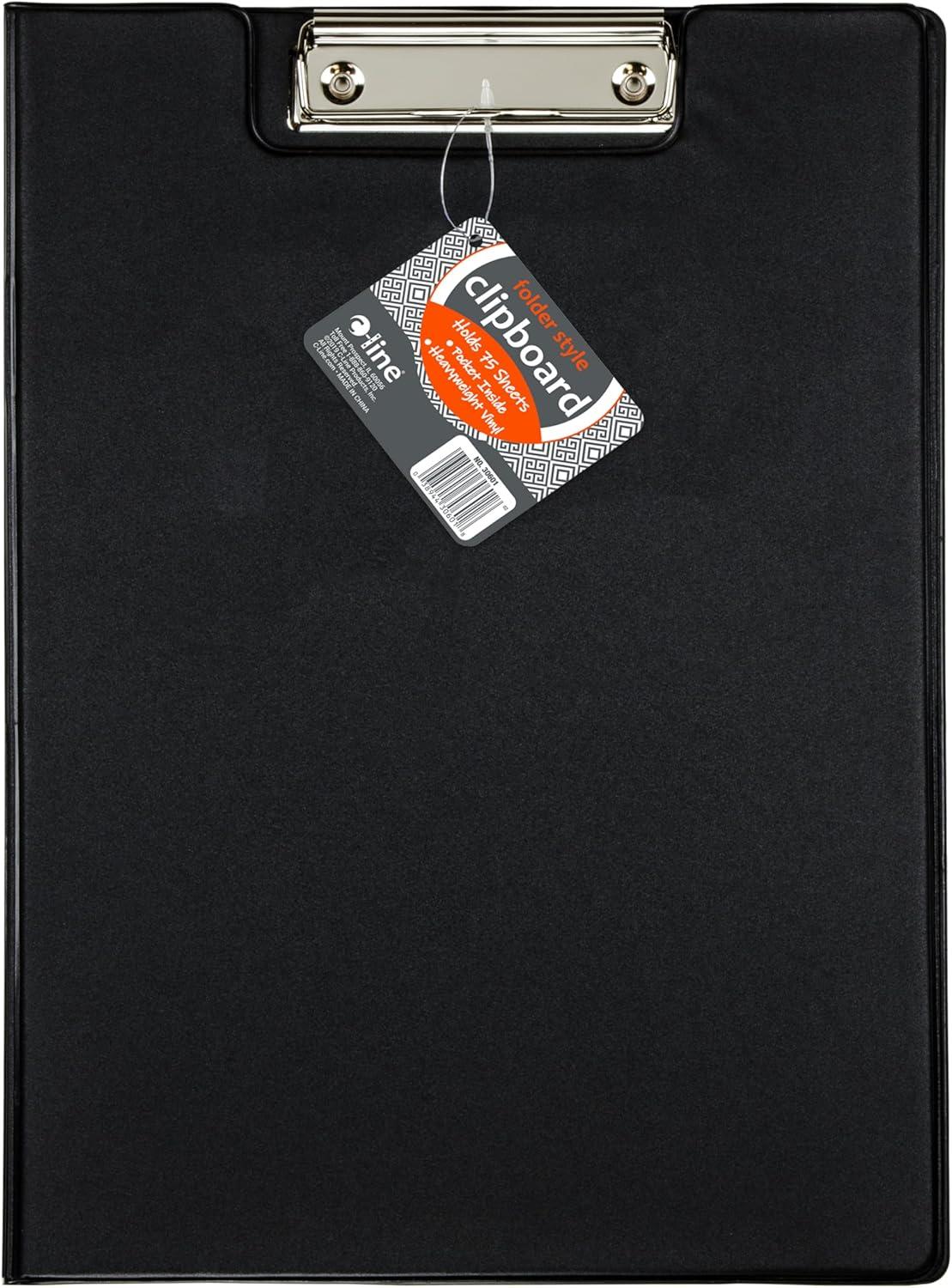 C-Line Clipboard Folder, Black
