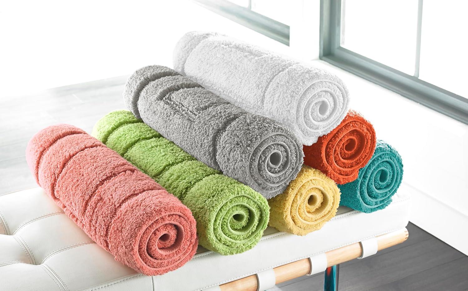 Wild Salmon Medium Pile Cotton Bath Rug