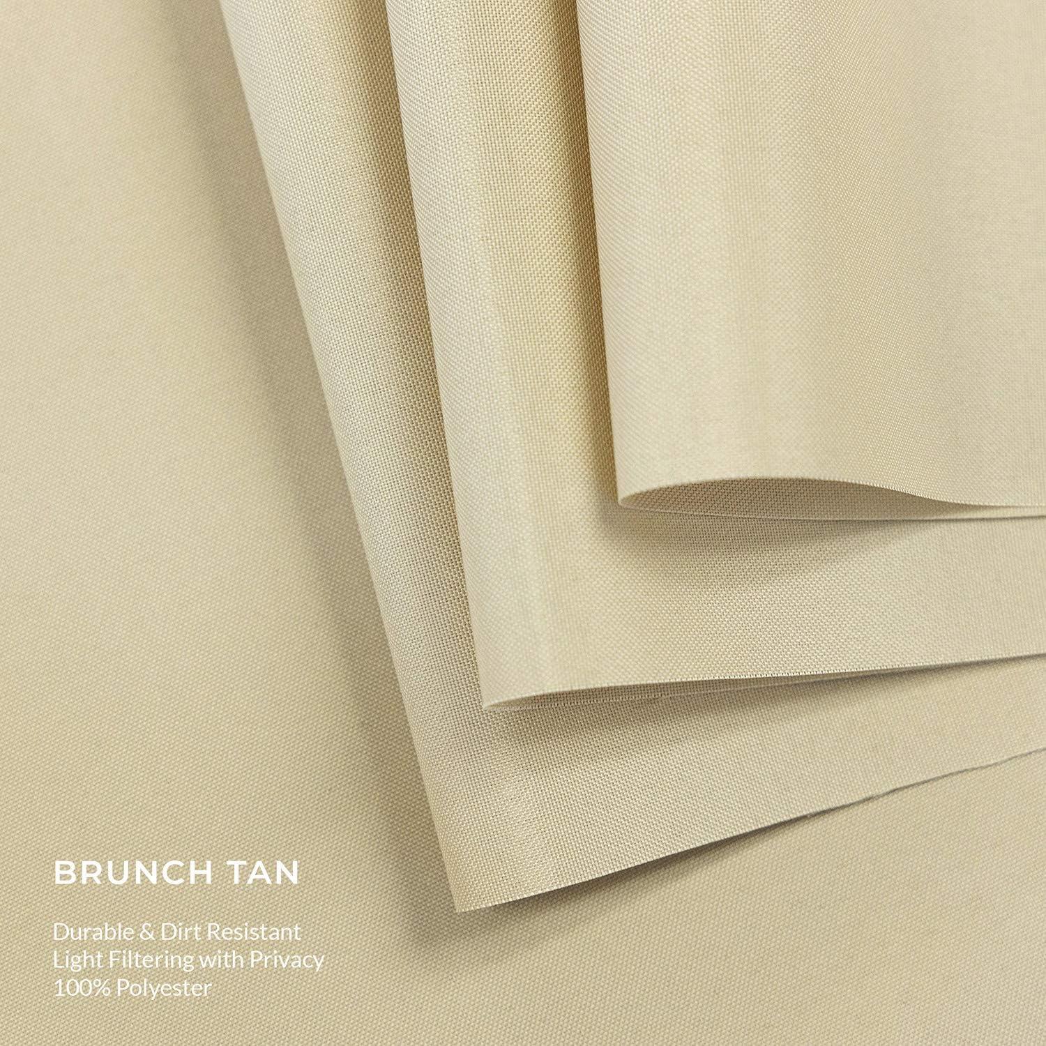 CHICOLOGY QUAD RAIL SLIDING PANEL Brunch Grey (Light Filtering) W:46-86 x H:Up-to 96 inches