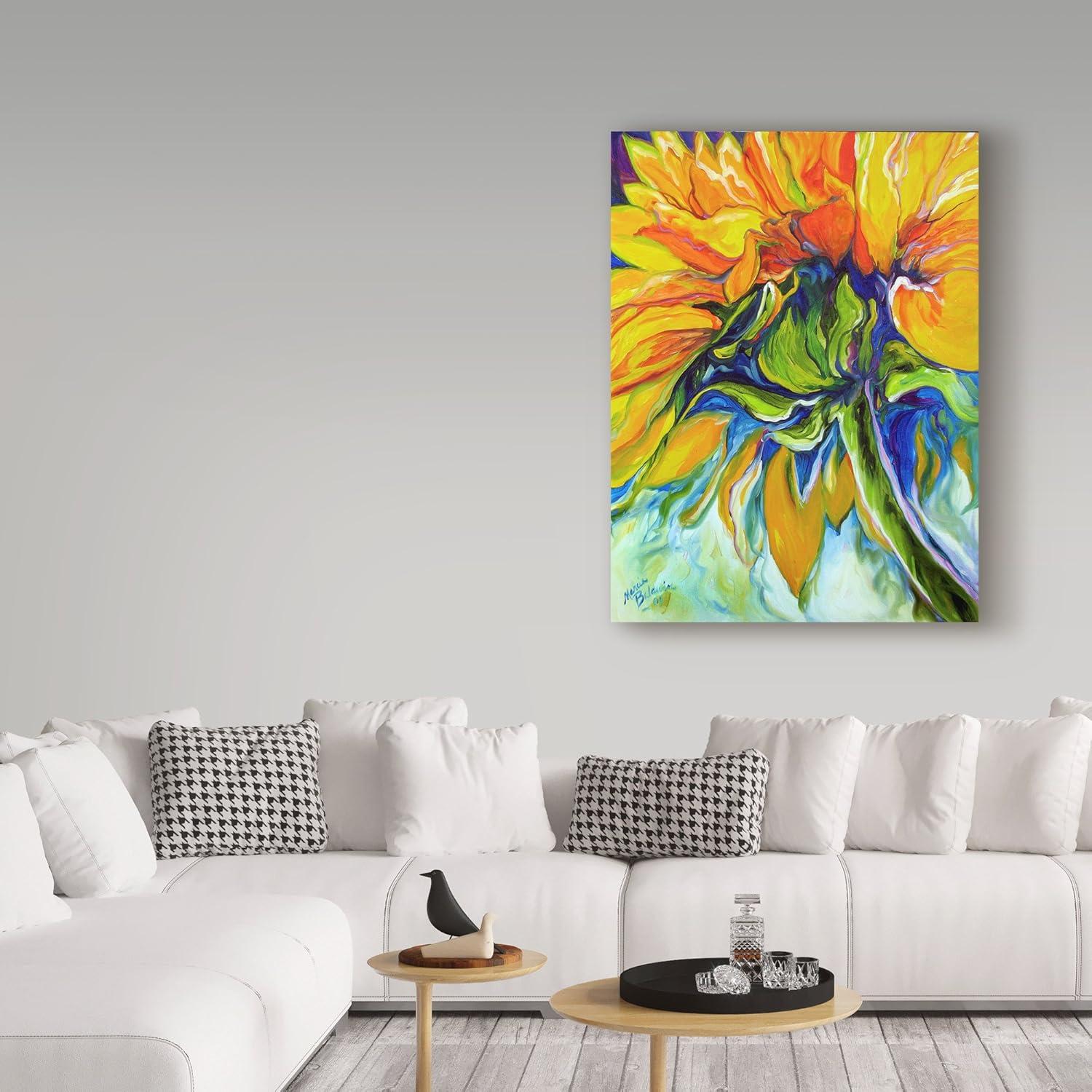 Trademark Fine Art Marcia Baldwin " Sunflower In July " by Marcia Baldwin