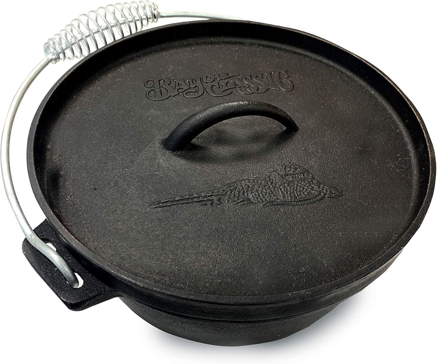 Bayou Classic Bayou Classic Non-Stick Cast Iron Round Dutch Oven