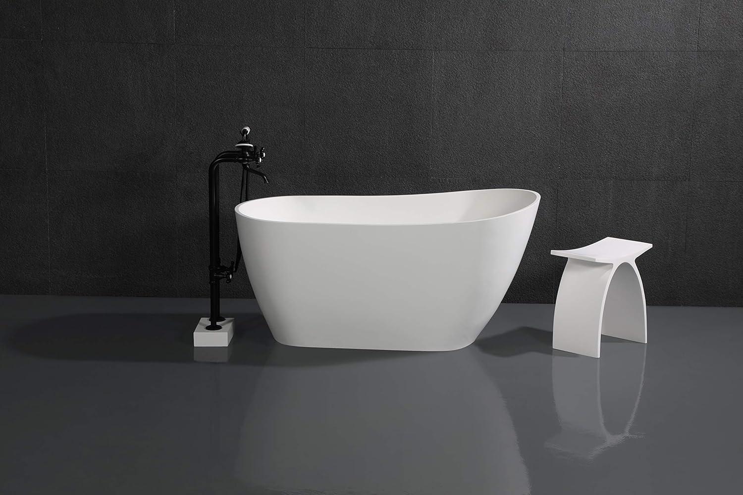 Kingston Brass Kingston Three-Handle 2-Hole Freestanding Tub Faucet with Supply Line and Stop Valve