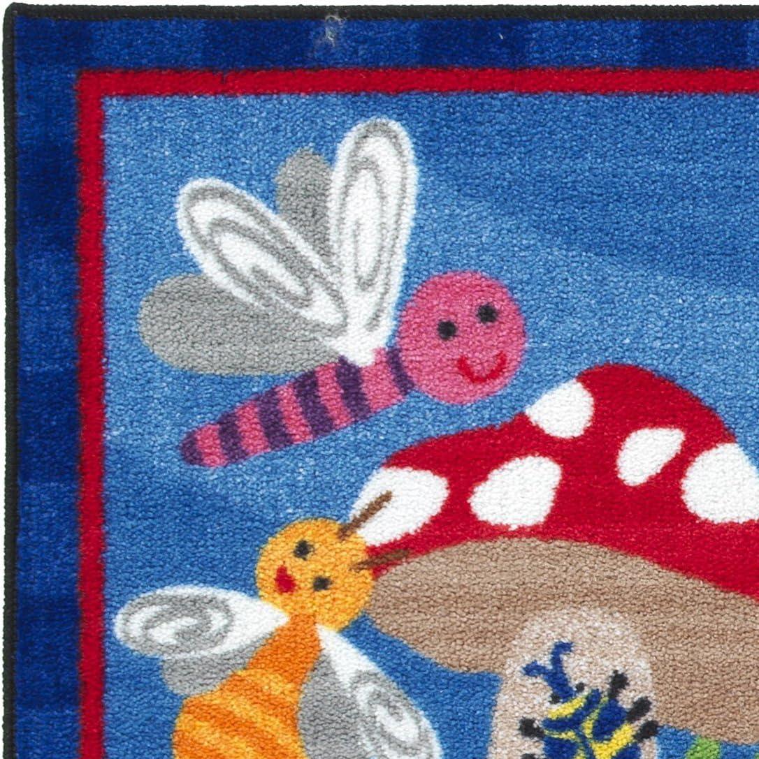 Flagship Carpets Cutie Bugs Kids and Baby Non Slip Area Rug, 3' x 5'
