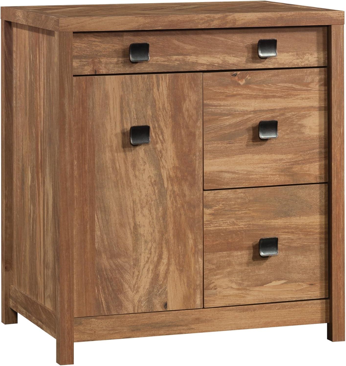 Small Cannery Bridge Credenza Sindoori Mango - Sauder: Laminated Office Cabinet with Drawers, Metal Hardware