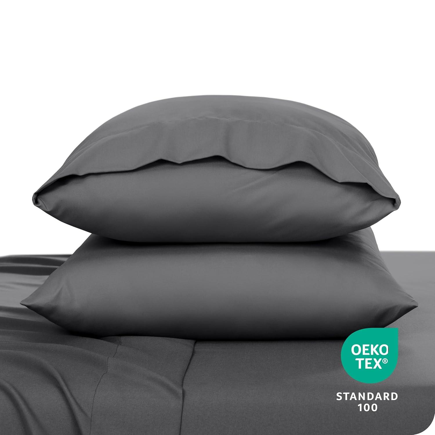 Bare Home Microfiber Pillowcase Set Envelope Closure