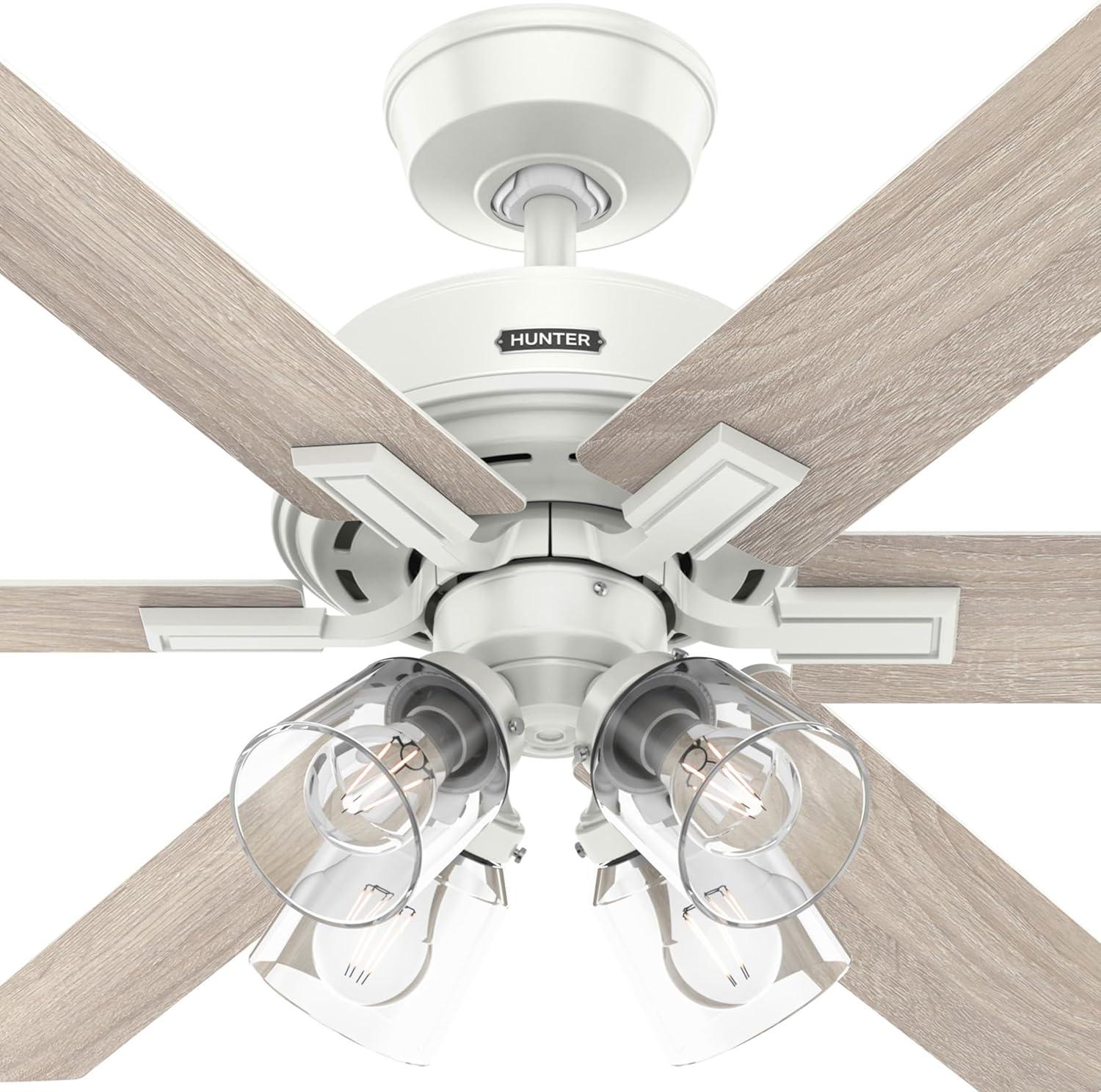 Hunter 52 Inch Fonthill ENERGY STAR® Hunterexpress Ceiling Fan With Lights And Remote