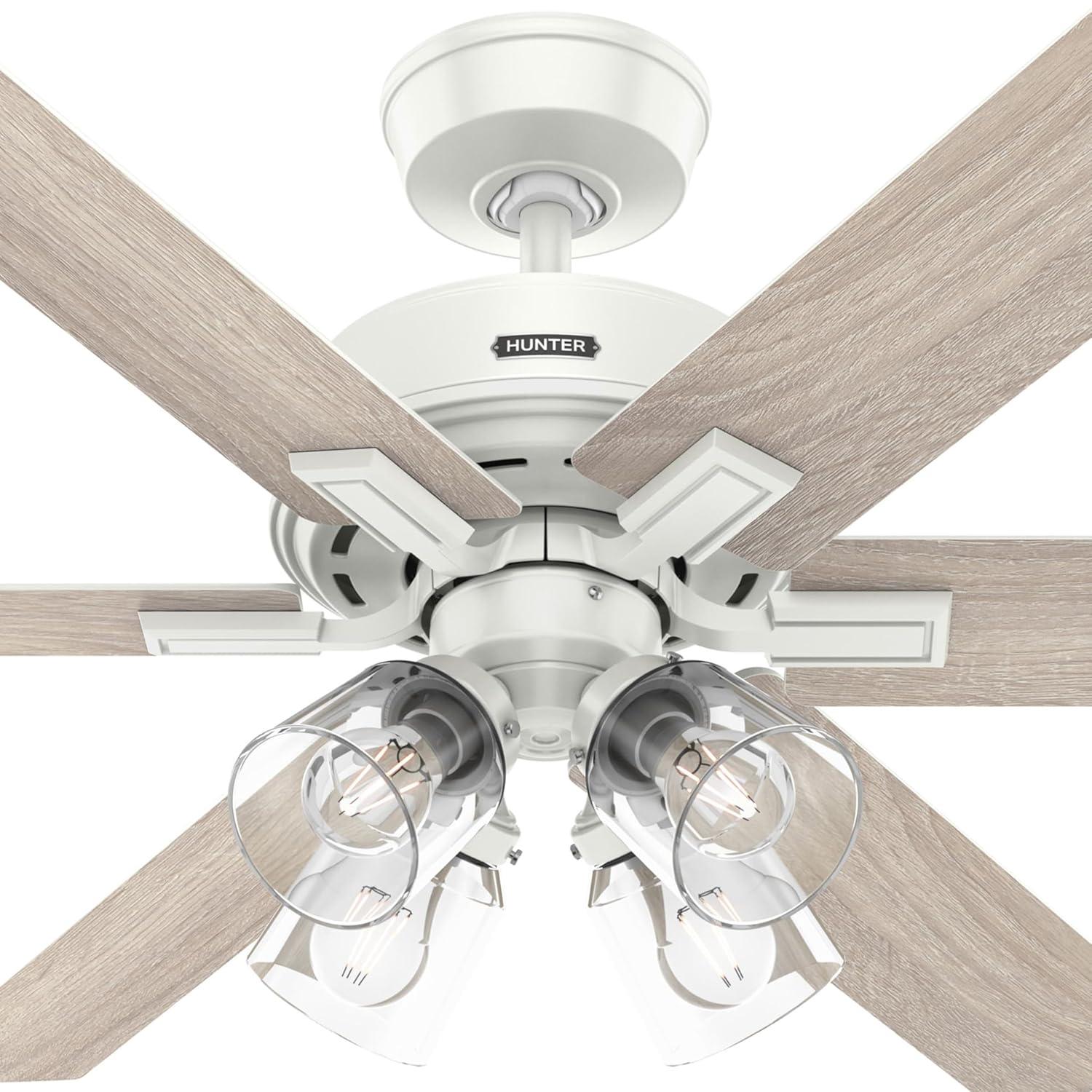 Hunter 52 Inch Fonthill ENERGY STAR® Hunterexpress Ceiling Fan With Lights And Remote