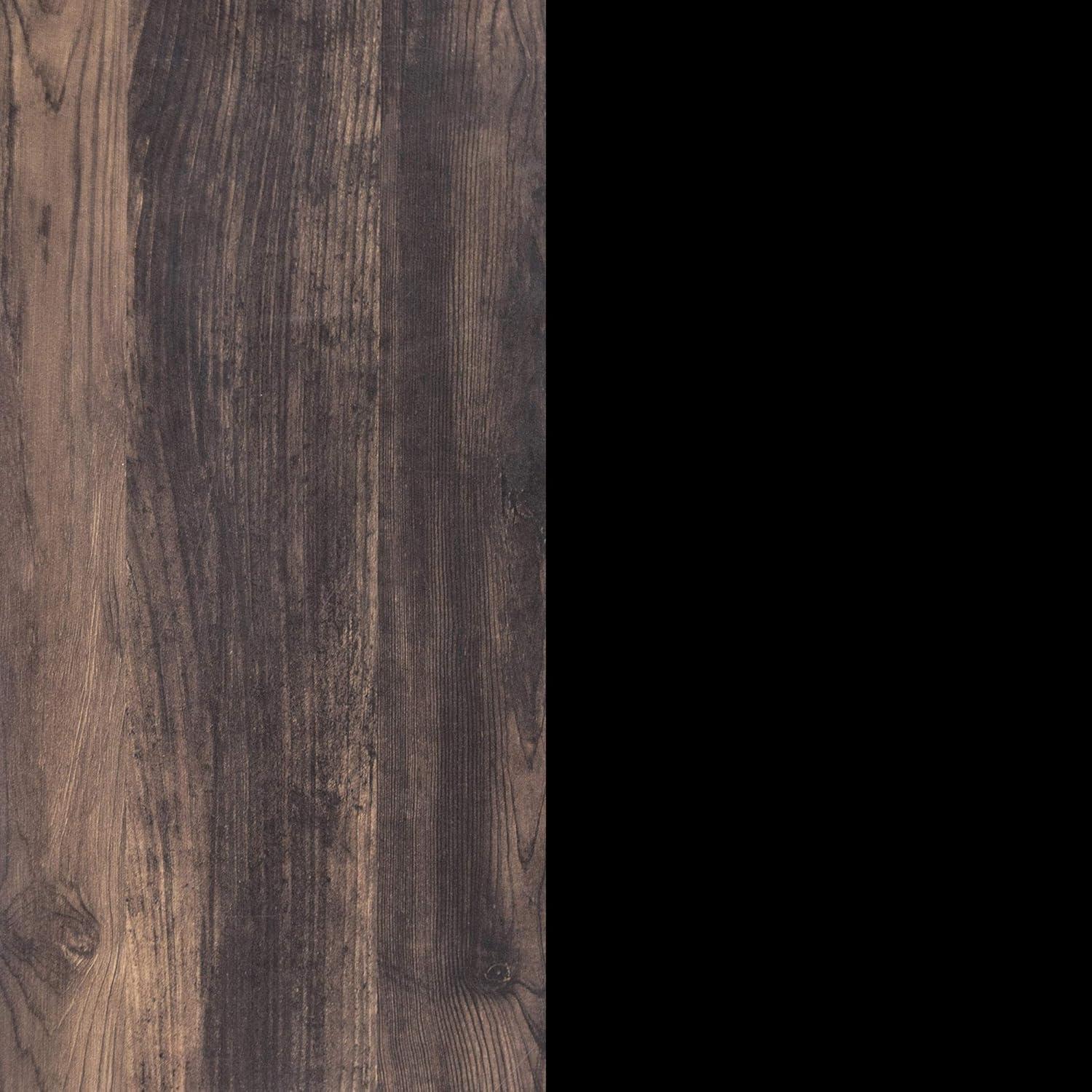 73" Wood Ladder Bookshelf with Storage - Nathan James