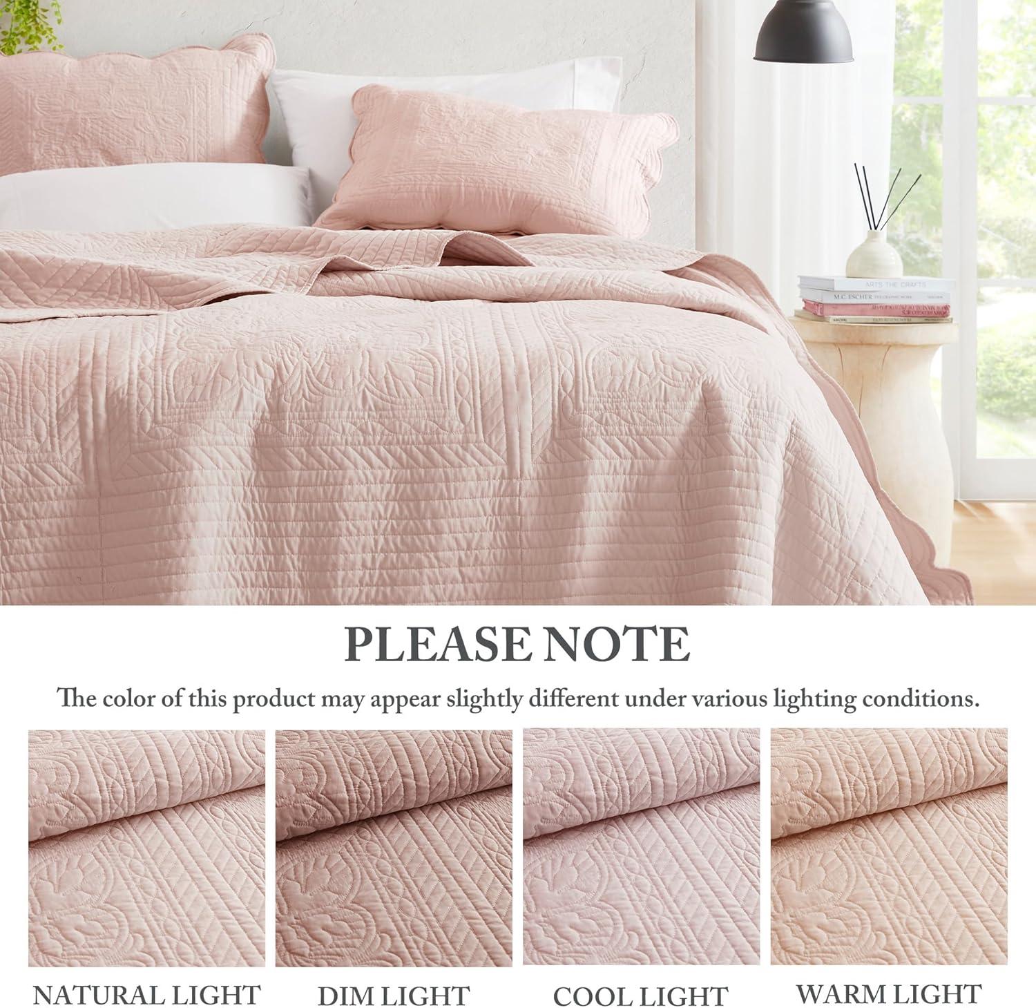 Tuscany Scalloped Edge Quilt Set