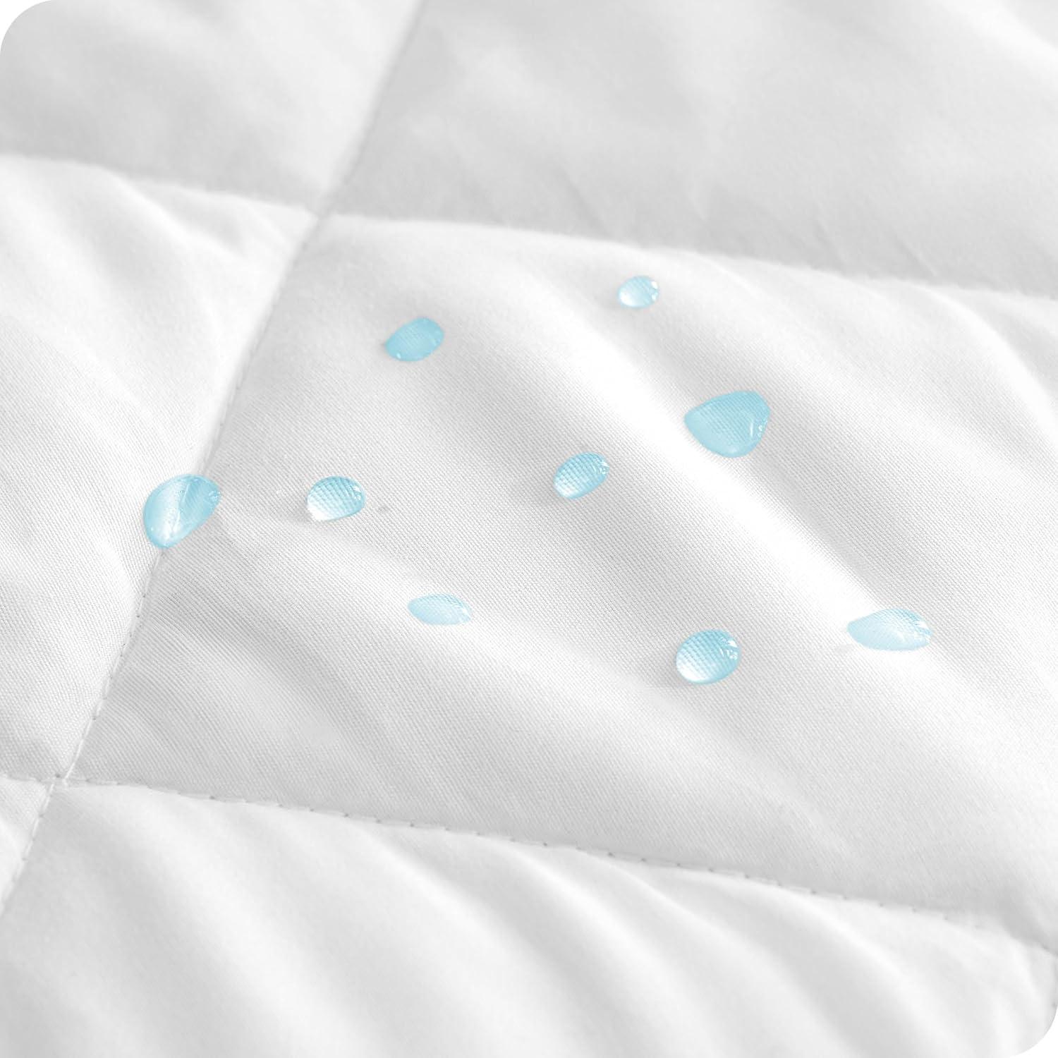 Bare Home Waterproof Quilted Mattress Pad