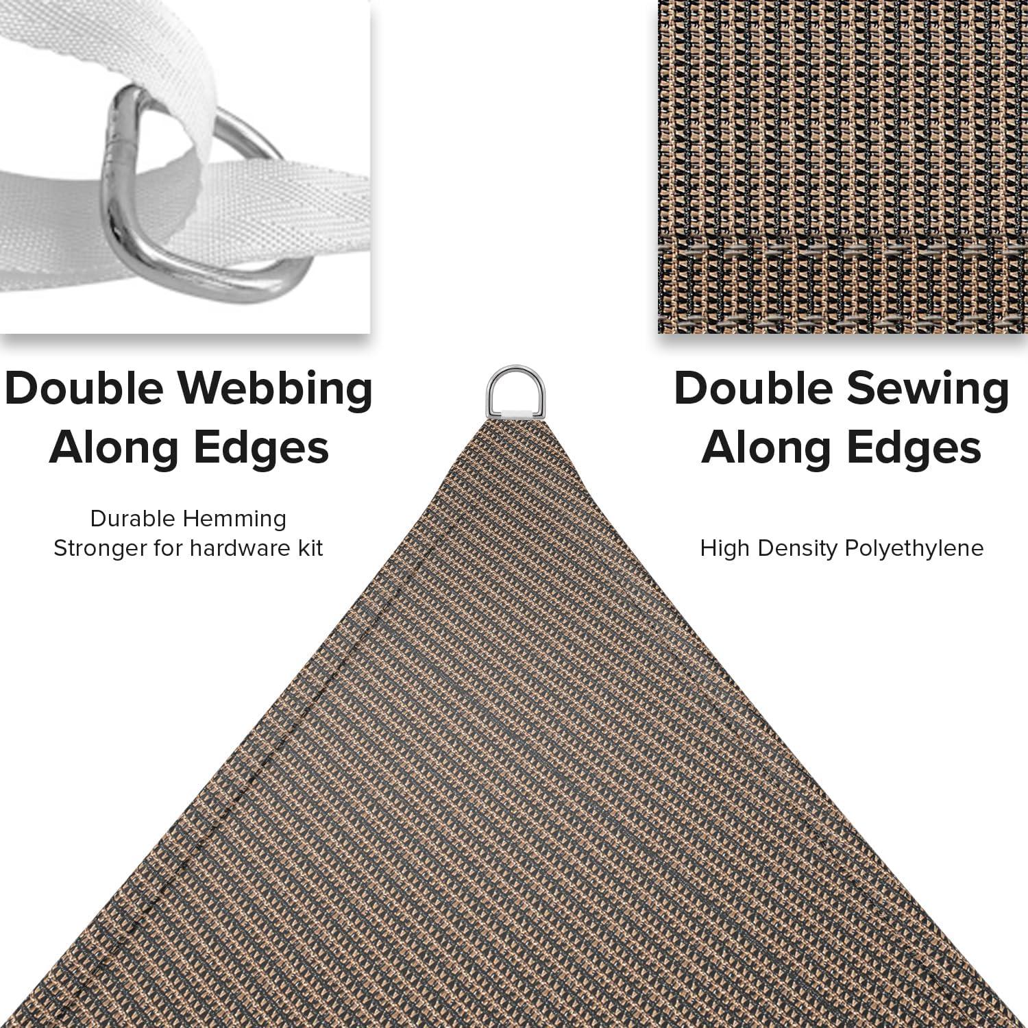 Royal Shade Royal Shade Rectangle 200 GSM Sun Shade Sail