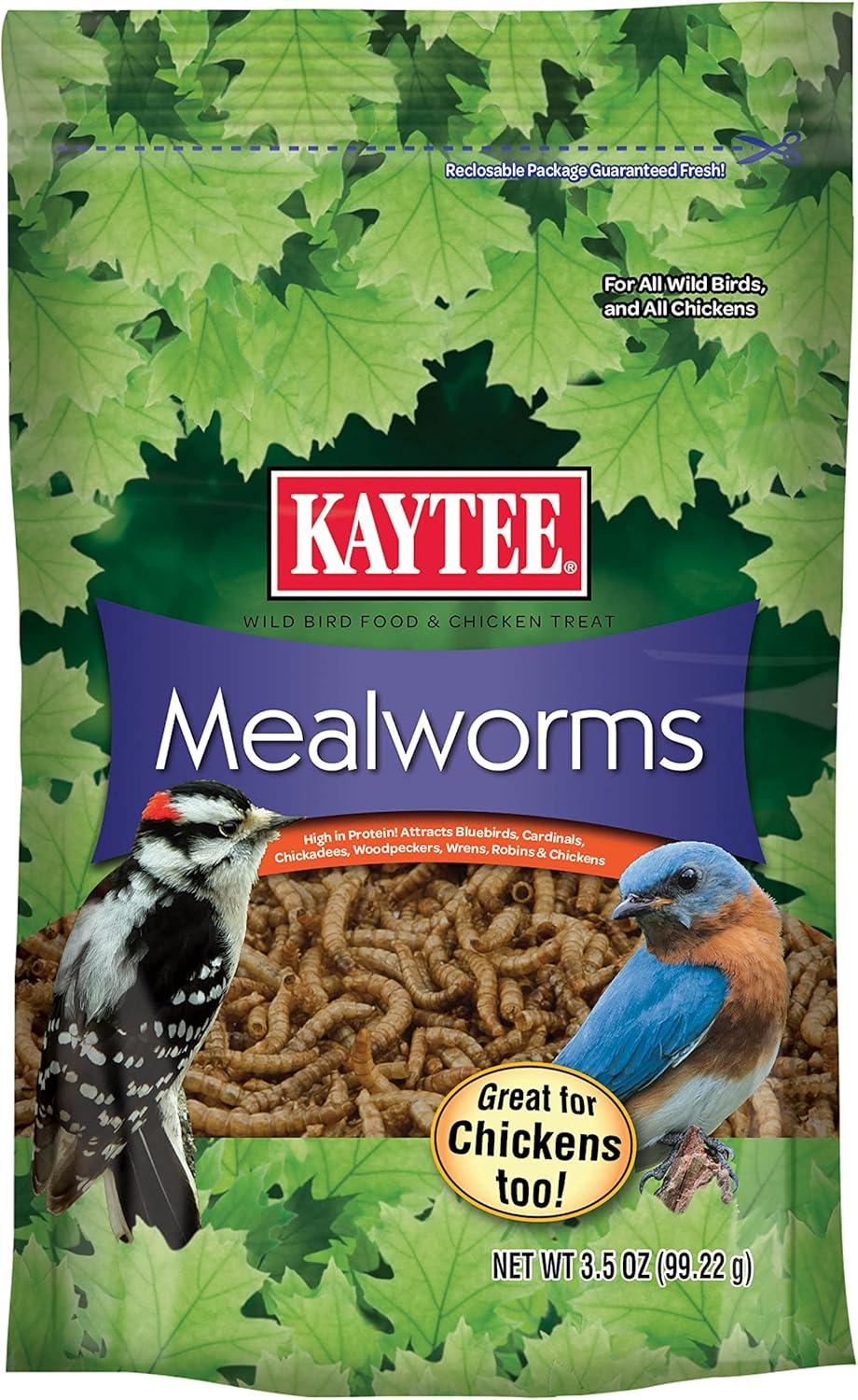 Kaytee Bluebird Dried Mealworm Mealworms 3.5 oz