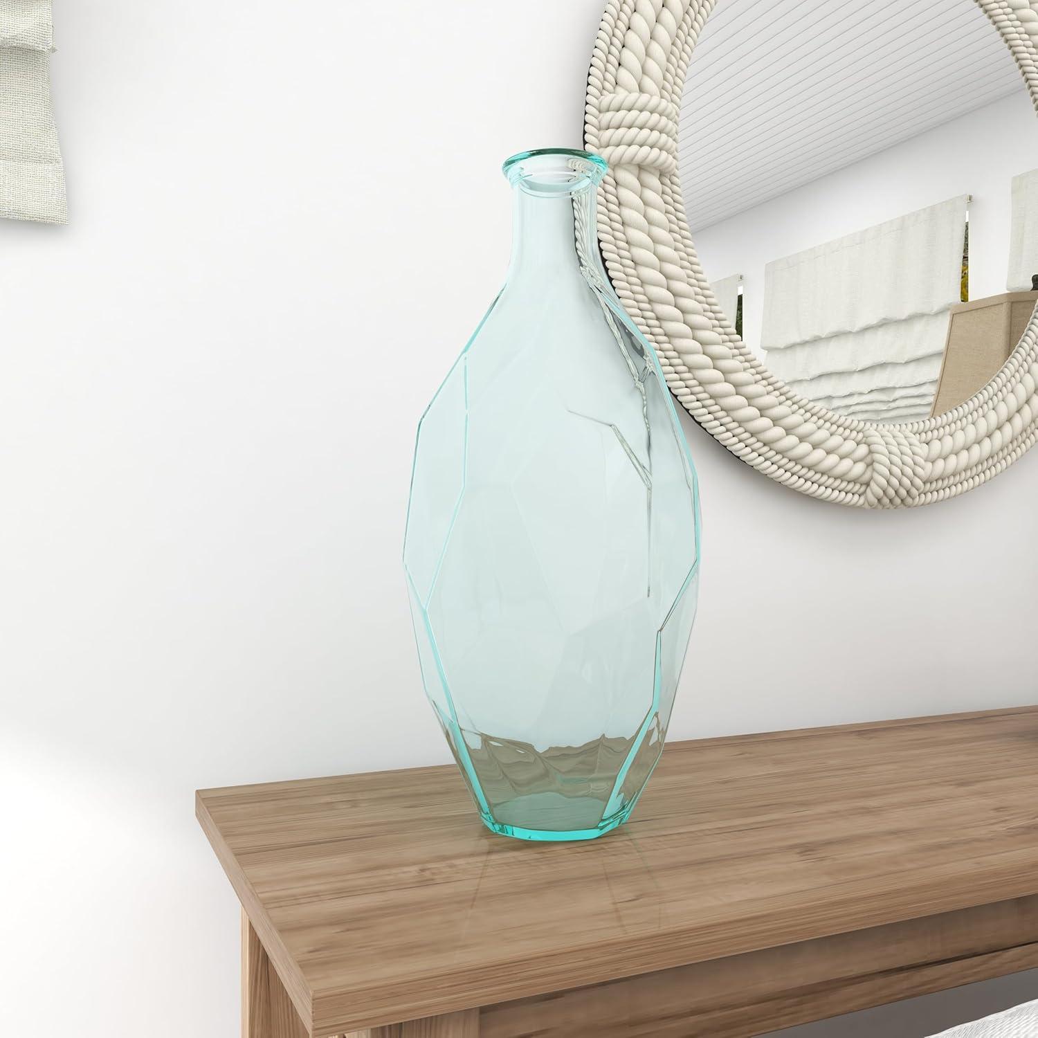 DecMode 23" Spanish Recycled Glass Vase