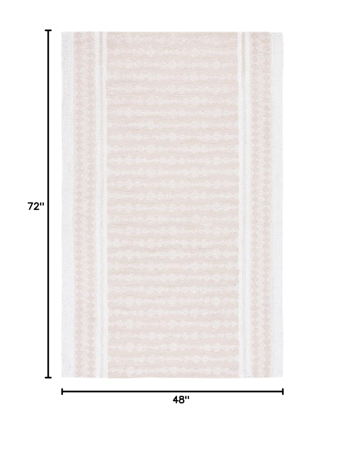 Capri CPR710 Hand Tufted Area Rug - Beige/Ivory - 4'x6' - Safavieh.