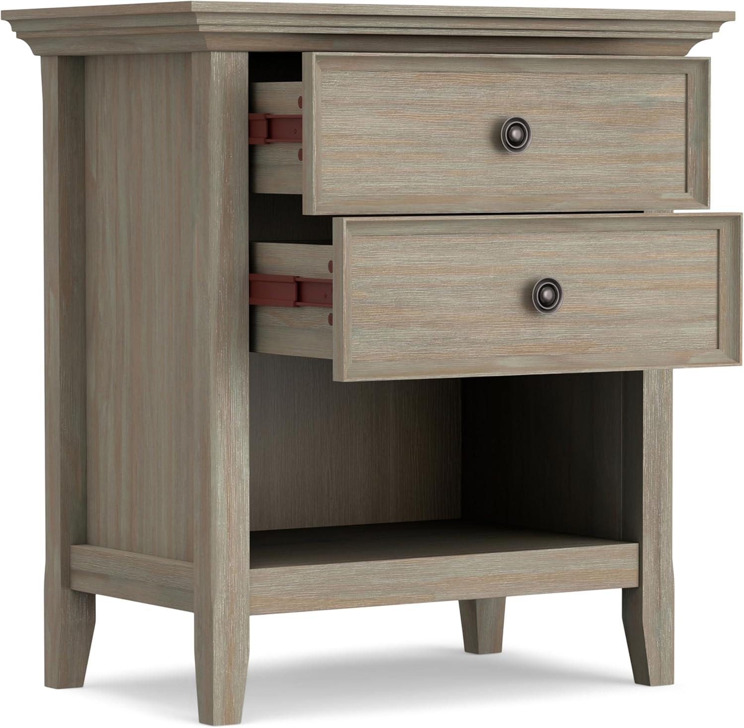 Amherst 2 - Drawer Solid Wood Nightstand