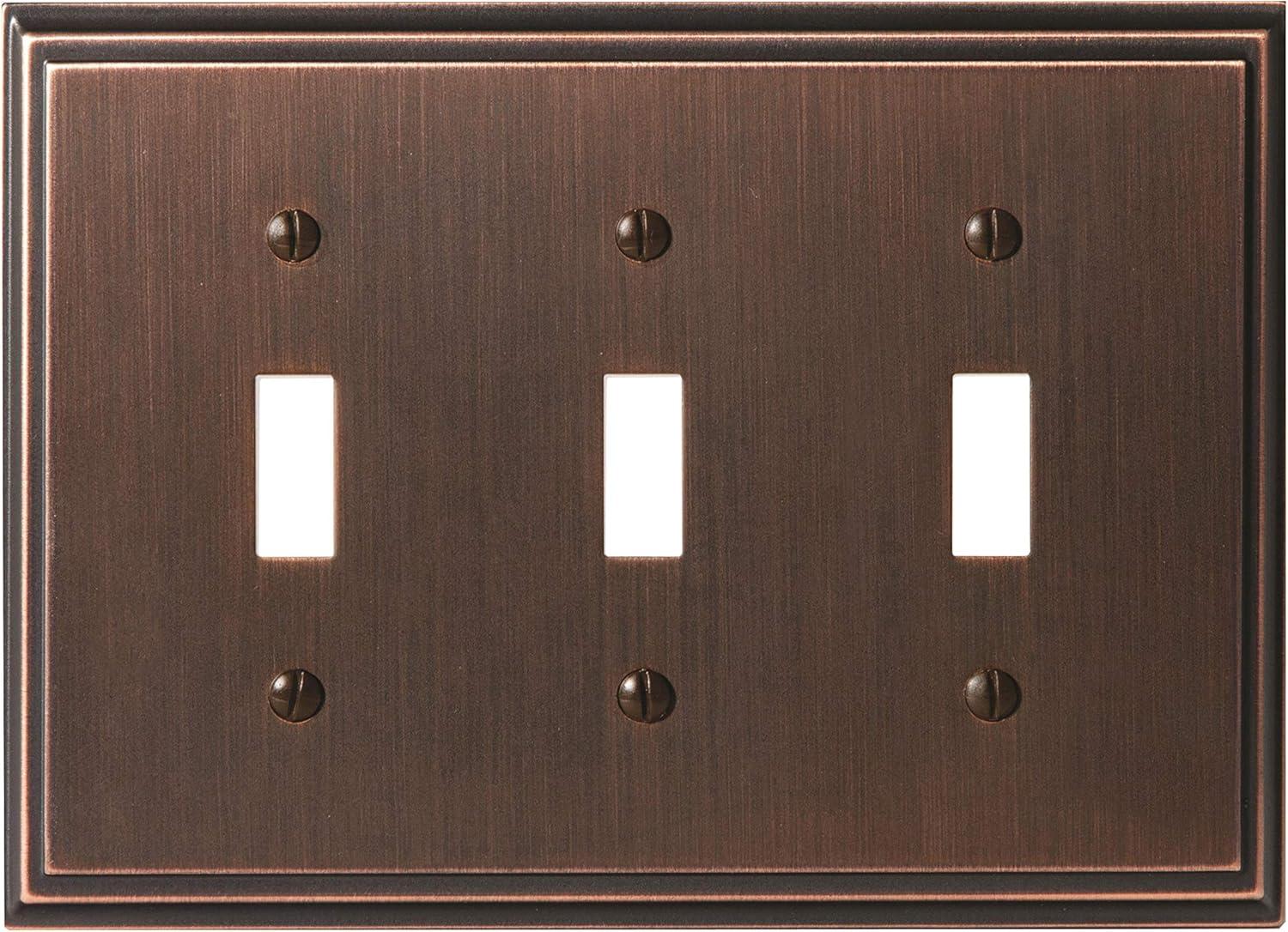 Candler 3-Gang Toggle Light Switch Wall Plate