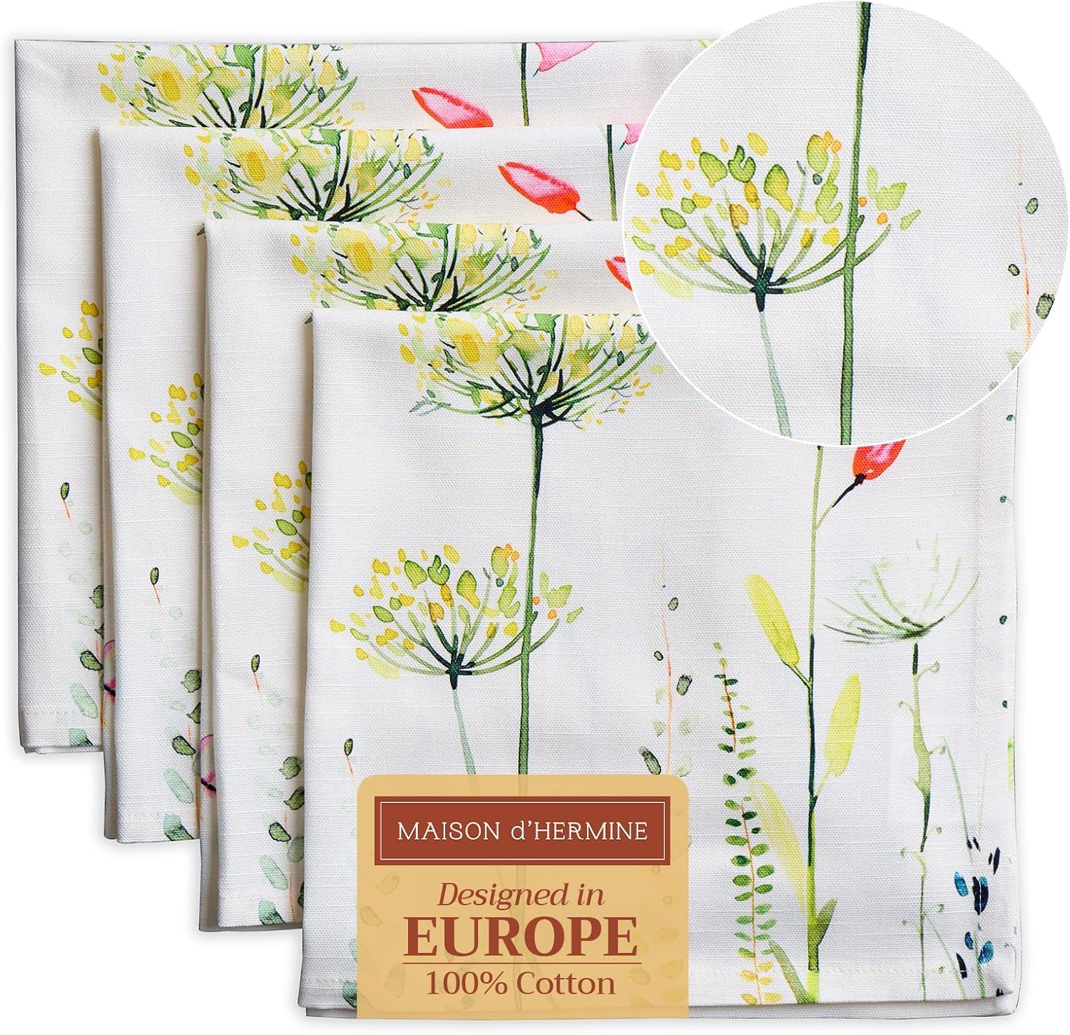 Maison d' Hermine Botanical Fresh 20'' Napkin (Set of 4)