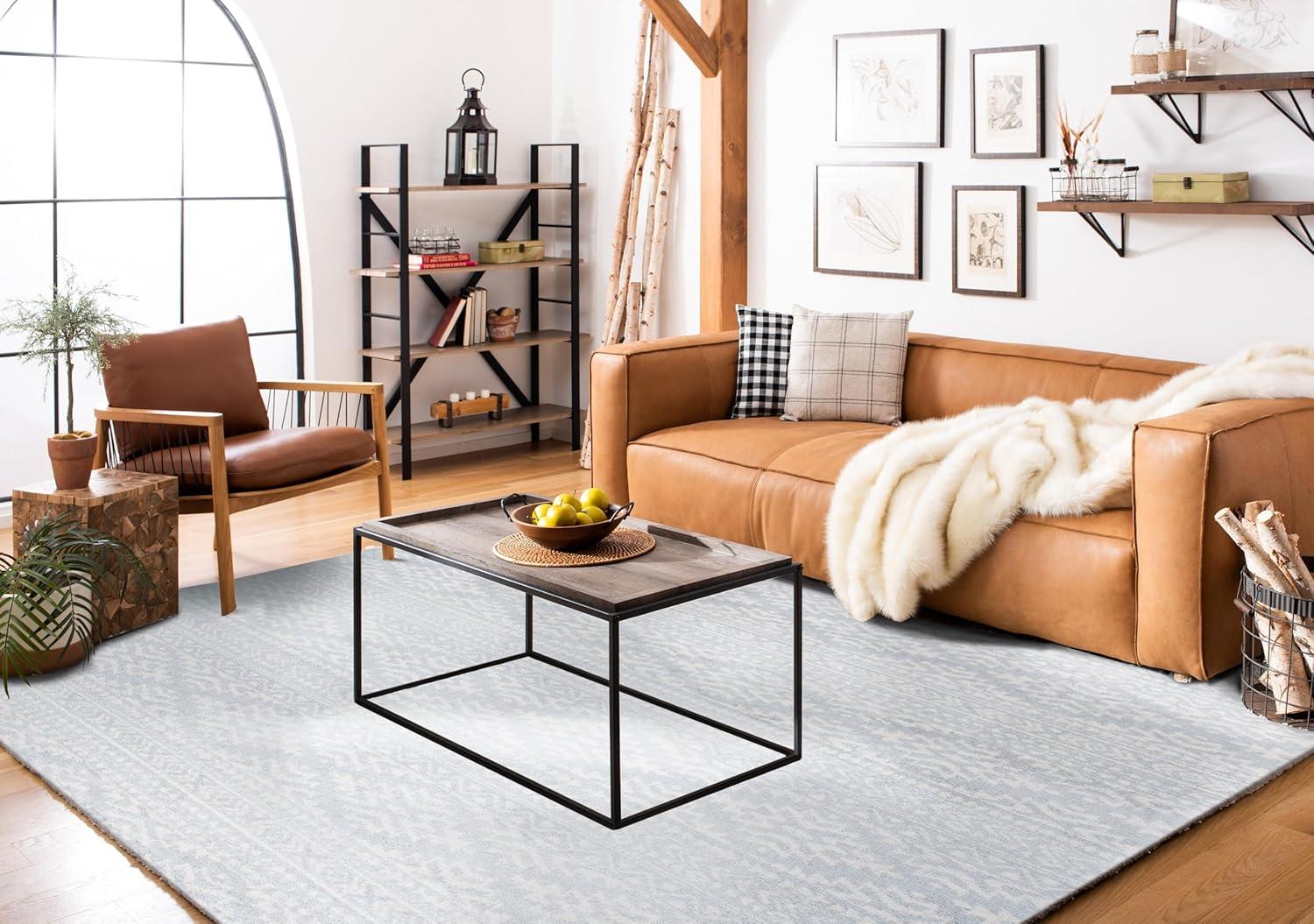 Foundry Select Rectangle Tommia 8x10 Area Rug with Non-Slip Backing