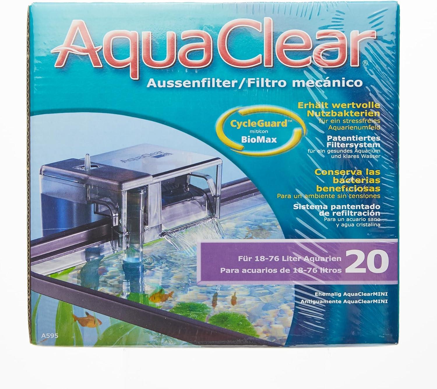 AquaClear Fish Tank Filter - 5 to 20 Gallon - 110v