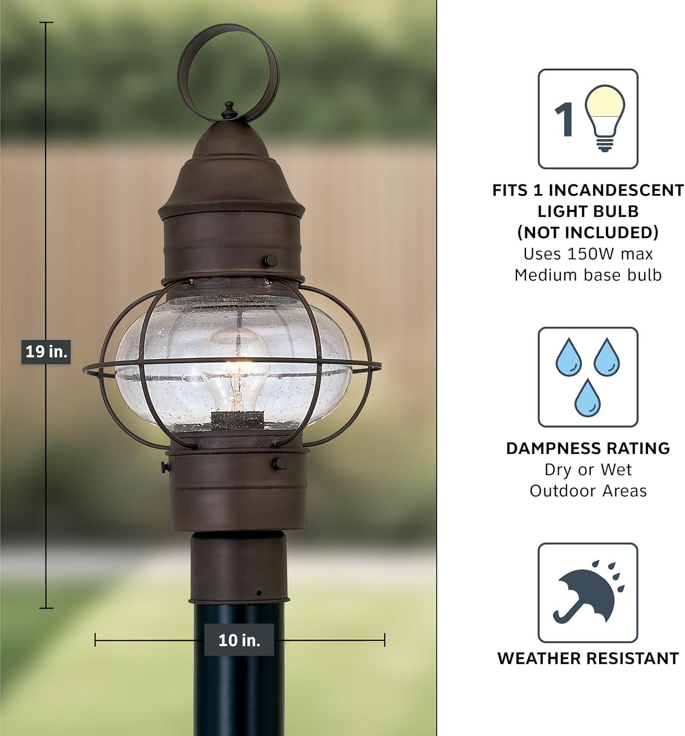 Astoria Grand Outdoor Lamp Post Light Fixture,Exterior Lantern for Yard, Garden, Patio, Porch, Driveway, Walkway
