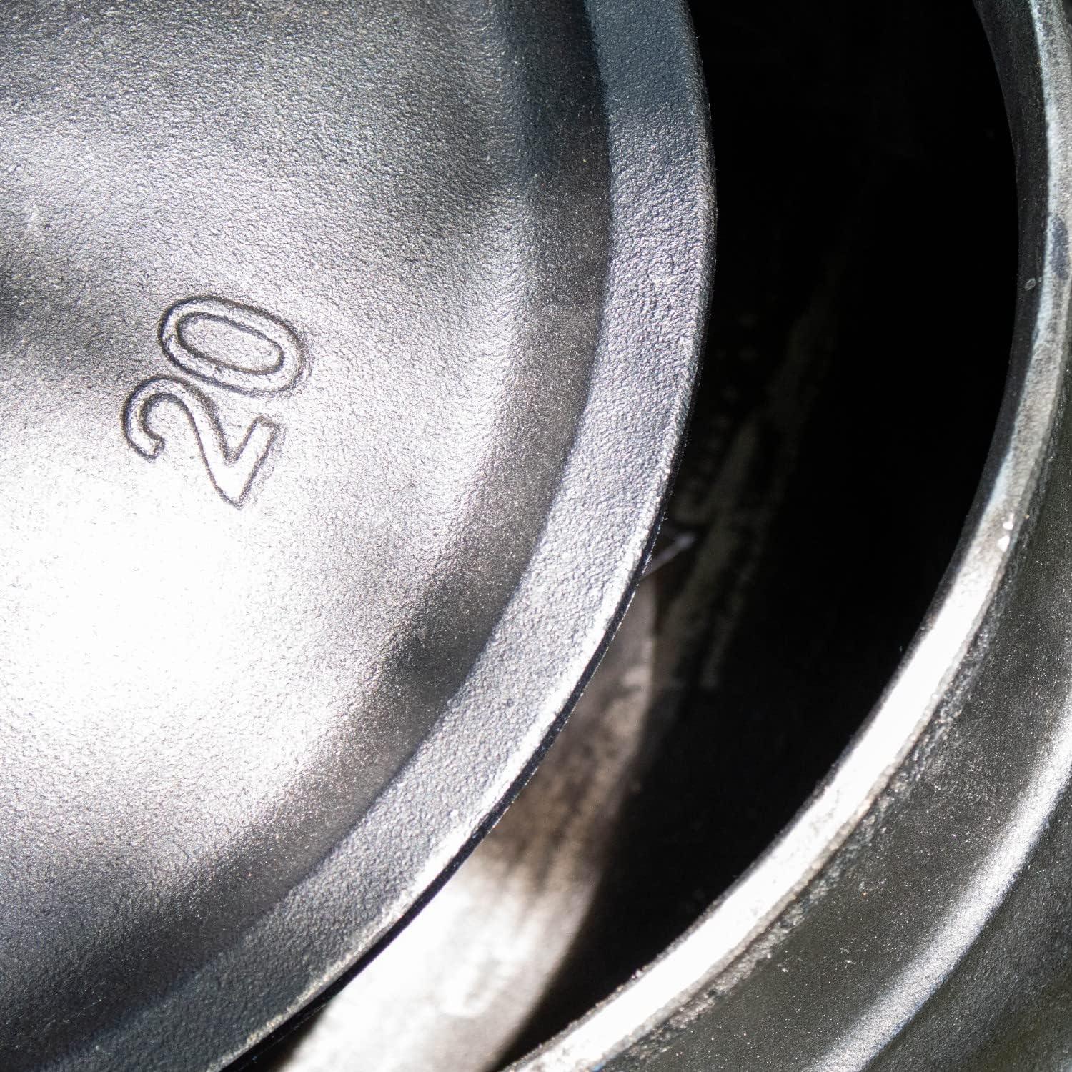 Lehman's Campfire Cooking Kettle Pot - Cast Iron Potje Dutch Oven with 3 Legs and Lid, 15.25 inch, 4.75 Gallon