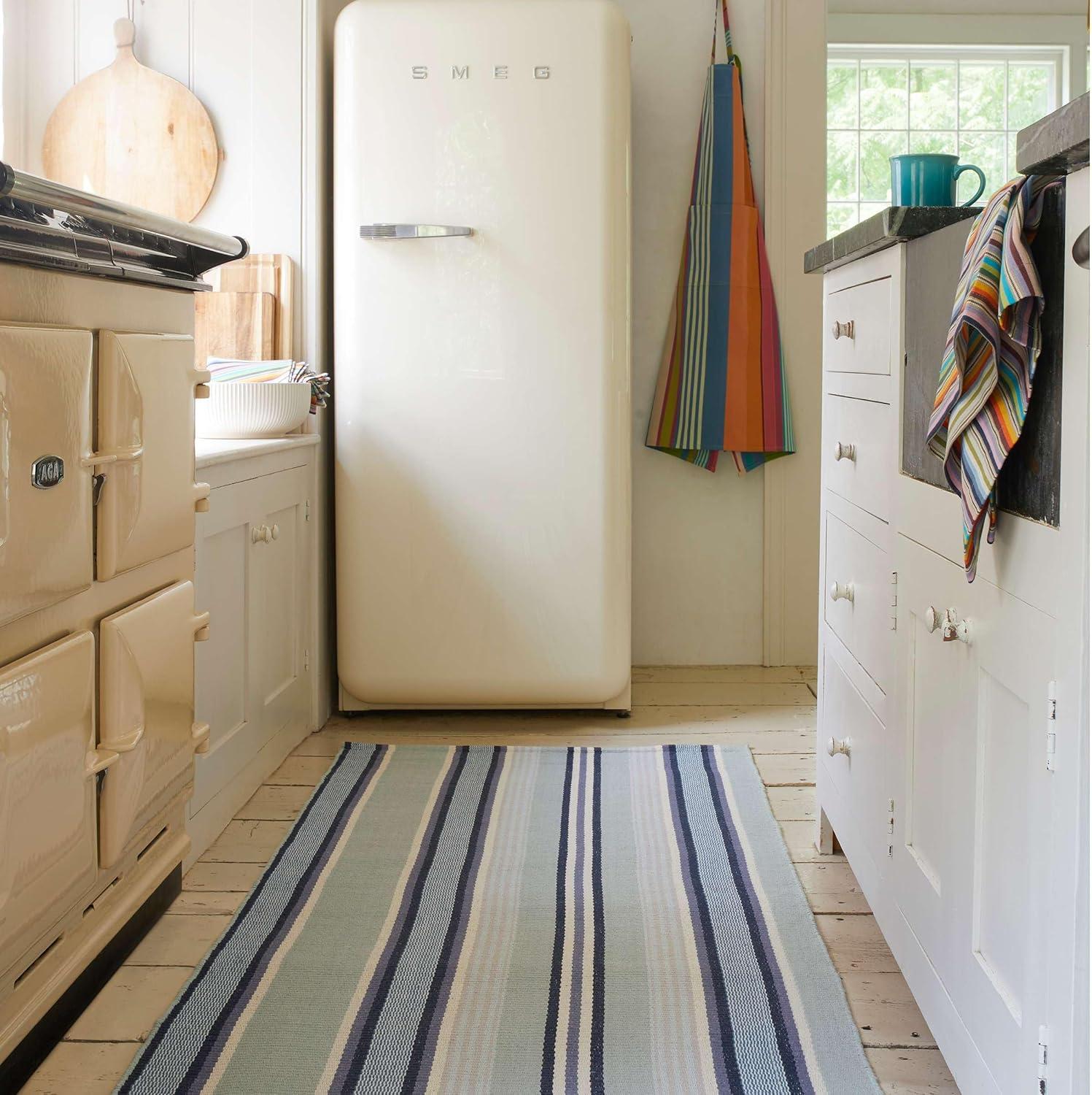 Barbados Stripe Handwoven Cotton Rug
