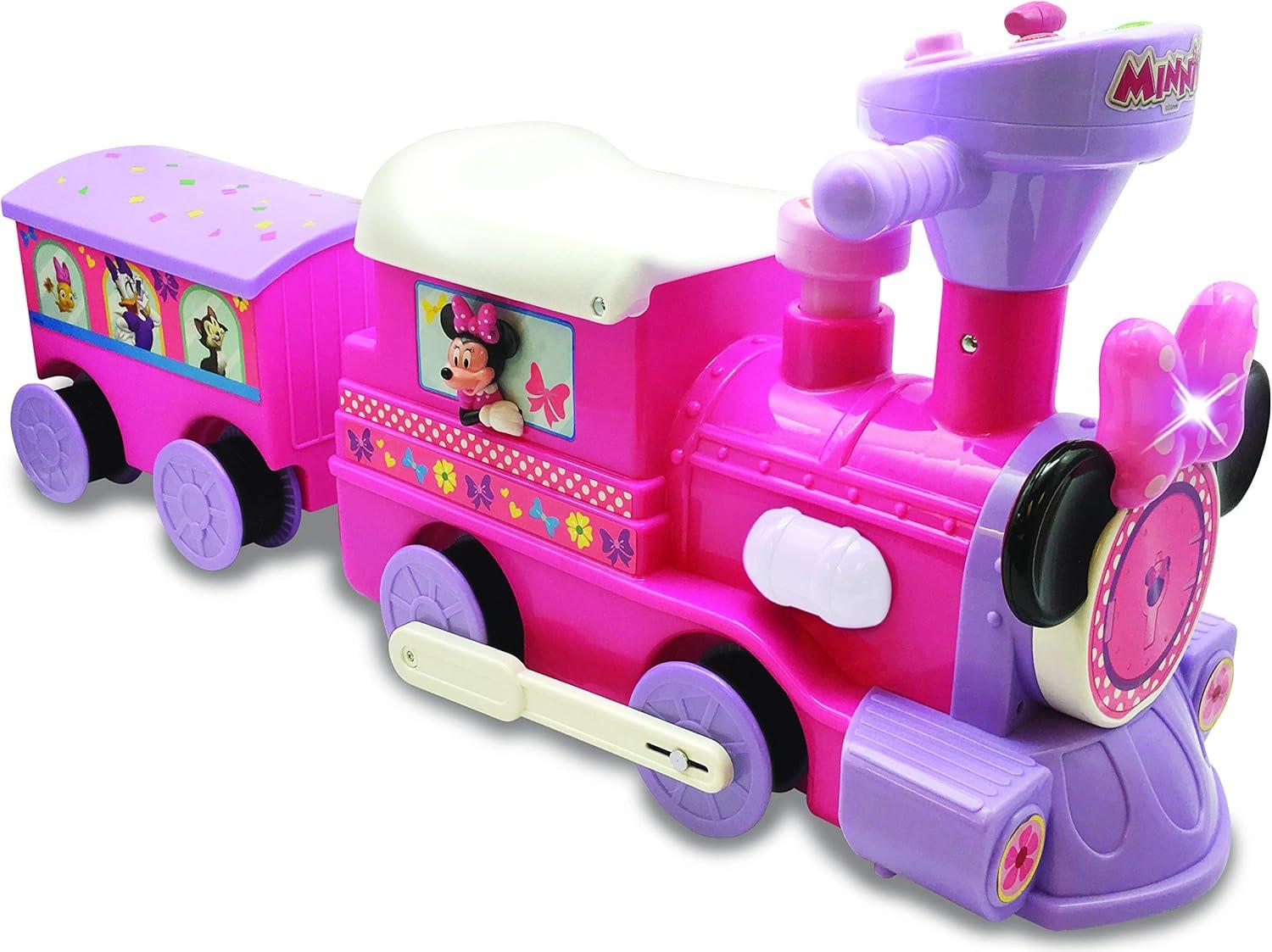 Kiddieland Disney Minnie Mouse Ride-On Motorized Train With Track