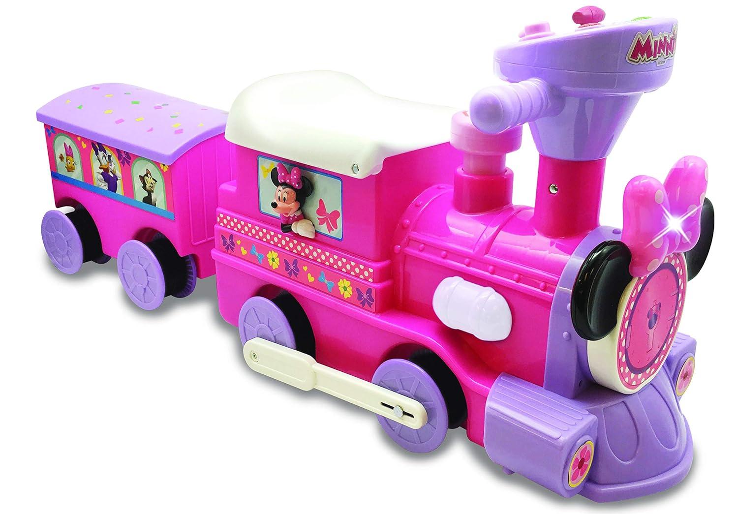 Kiddieland Disney Minnie Mouse Ride-On Motorized Train With Track