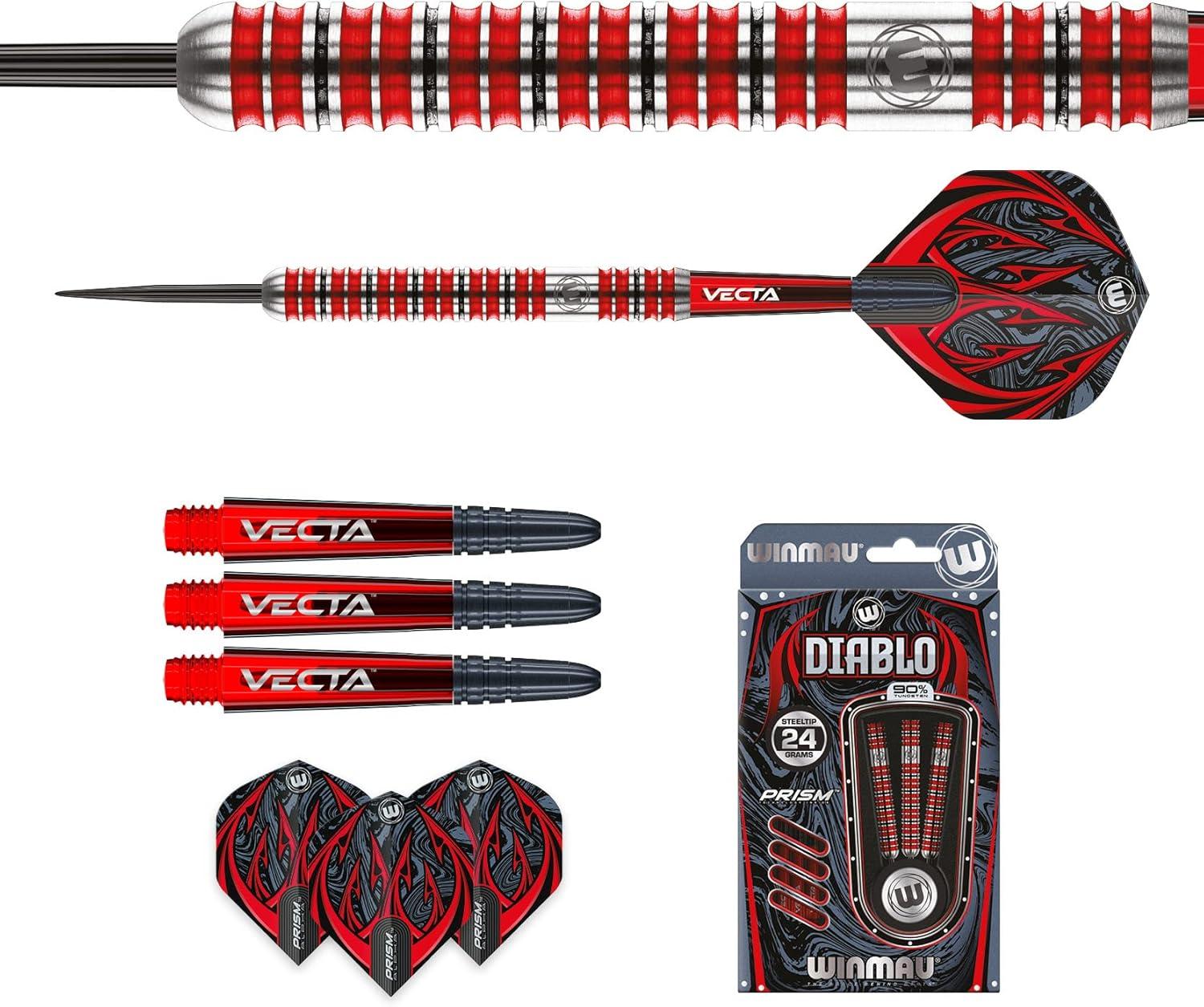 Winmau Diablo (Straight/Parallel) Steel Tip Darts