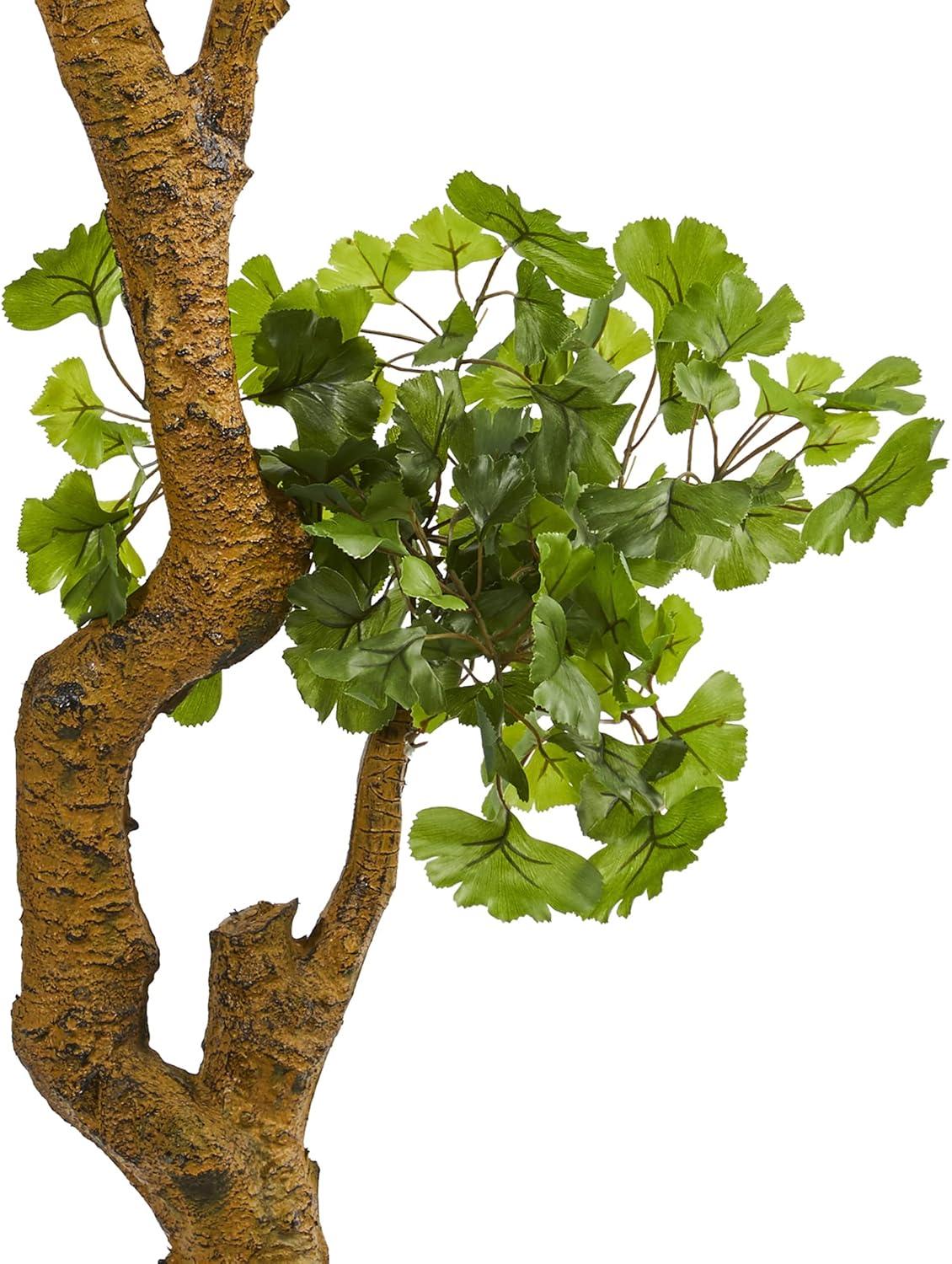 6ft Jingo Artificial Tree - Nearly Natural: UV-Resistant, Indoor/Outdoor, Potted