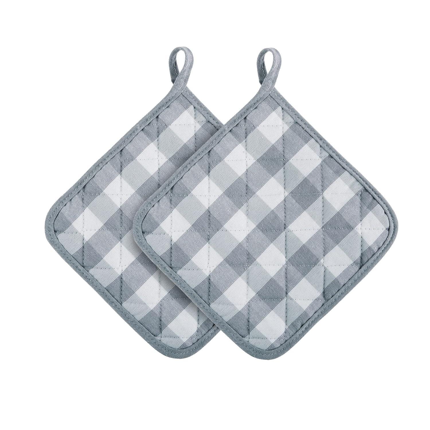 Achim Importing Co Achim Importing Co Checkered Cotton Potholder Set (Set of 2)