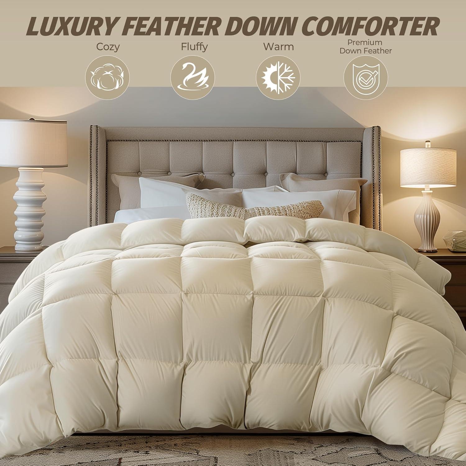 Peace Nest Heavyweight Kintzel Down Fibre Duvet 1 Inch Gusset & Reviews | Wayfair