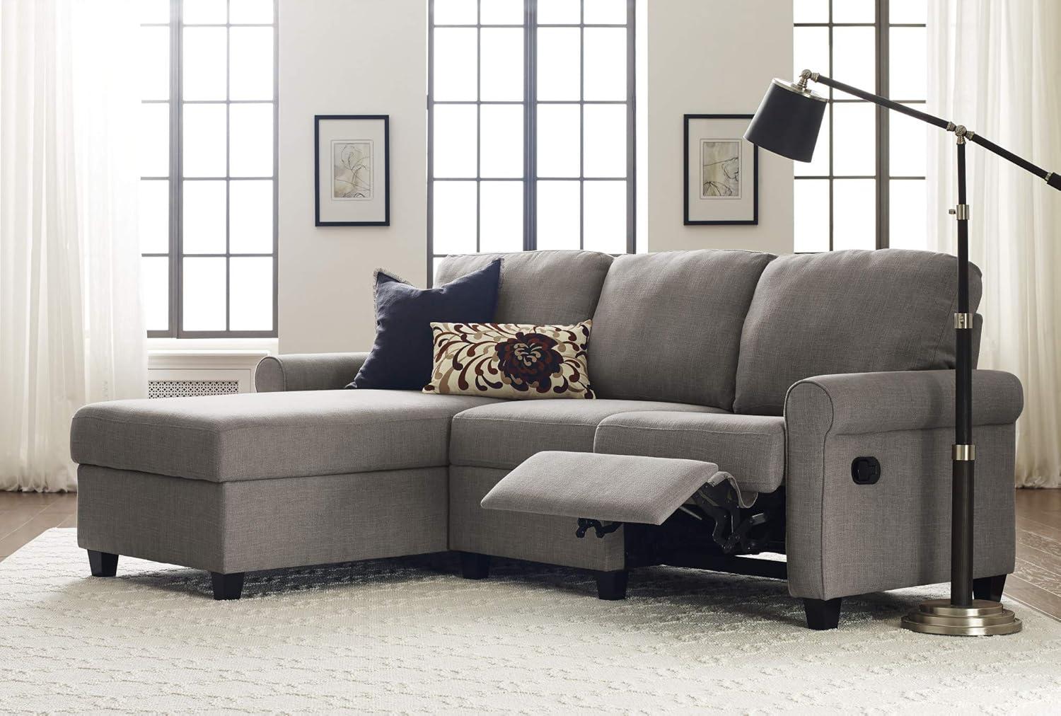 Serta Palisades Reclining Sectional Sofa with Storage Chaise