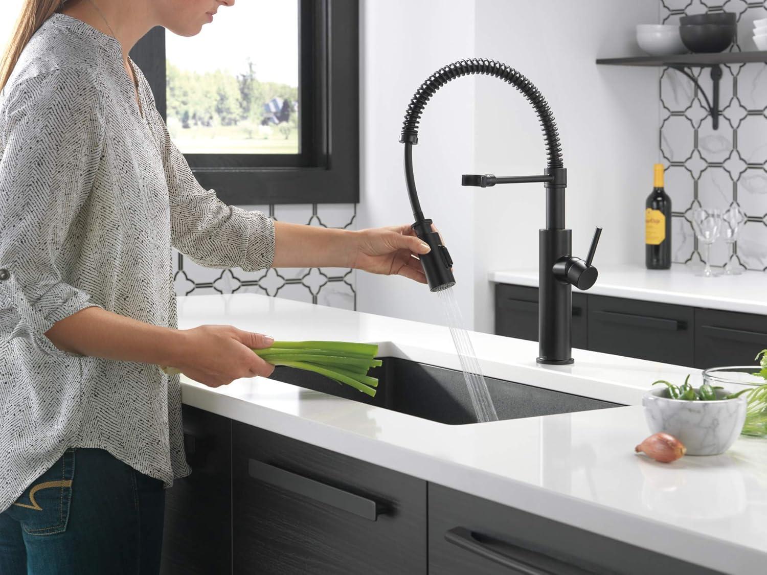 Antoni Pro Commercial Pull Down Sprayer Kitchen Sink Faucet