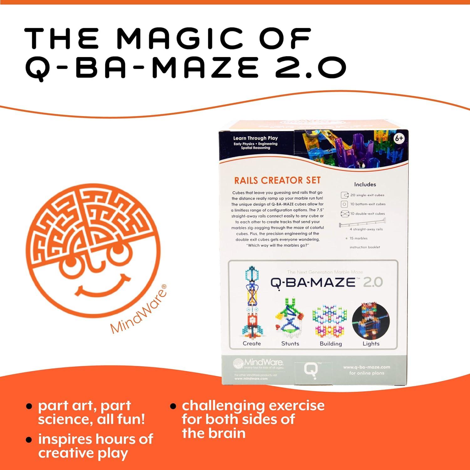 Mindware Q-BA-Maze Rails Creator Set~