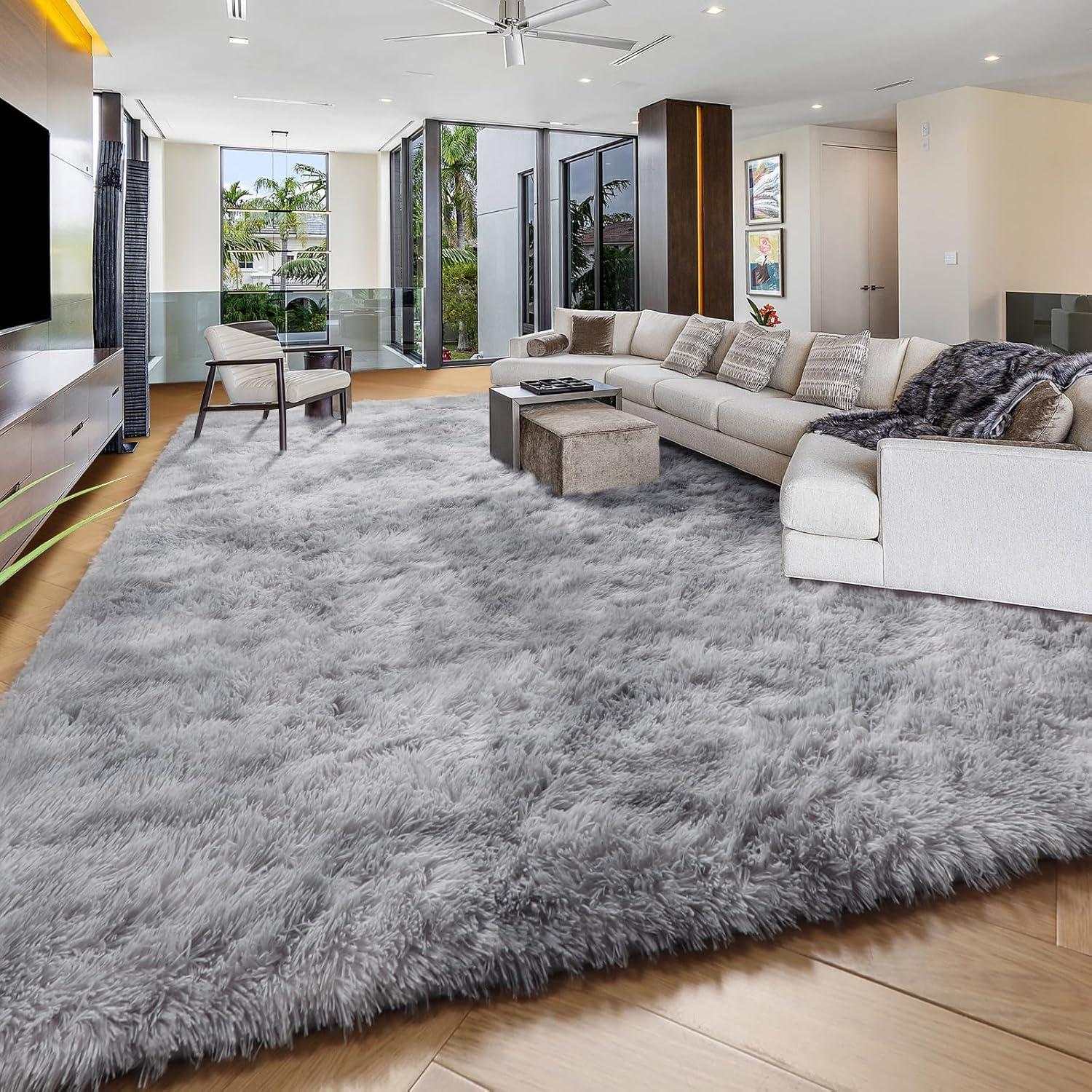 nuLOOM Cloud Shag Accent Rug, 3x5, Gray