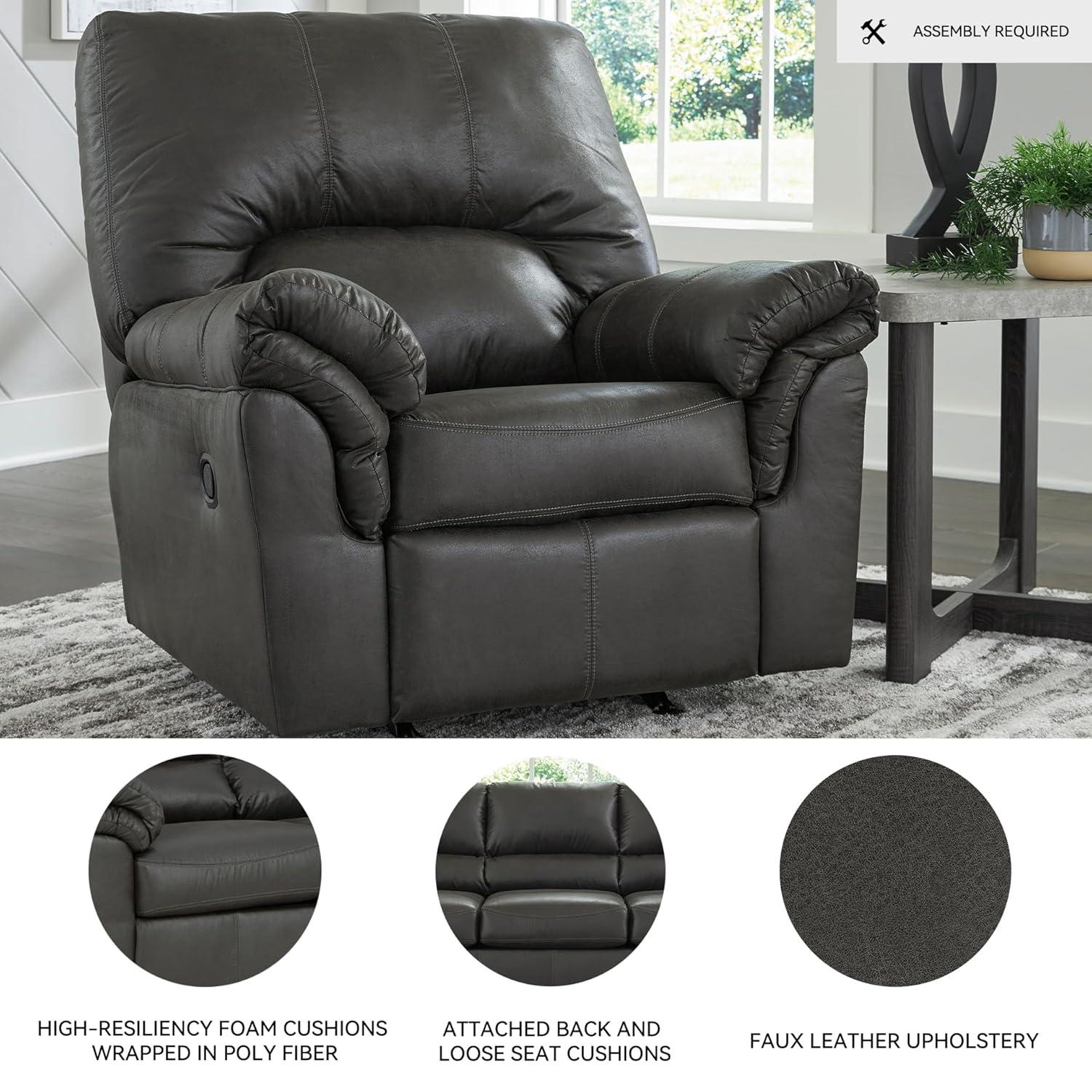 Antolin Faux Leather Recliner