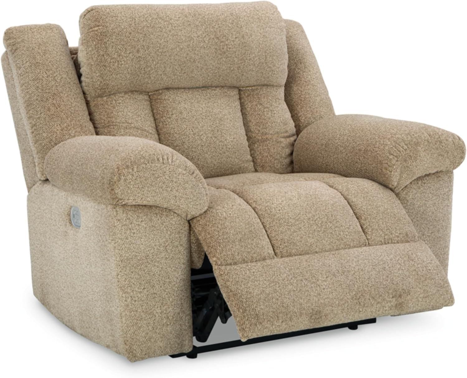 Ashley Furniture Tip-Off Wheat Power Recliner