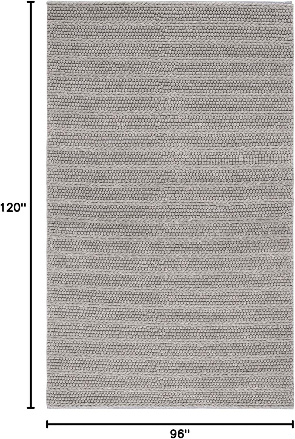 Natura NAT280 Flat Weave Indoor Area Rug - Grey - 8'x10' - Safavieh