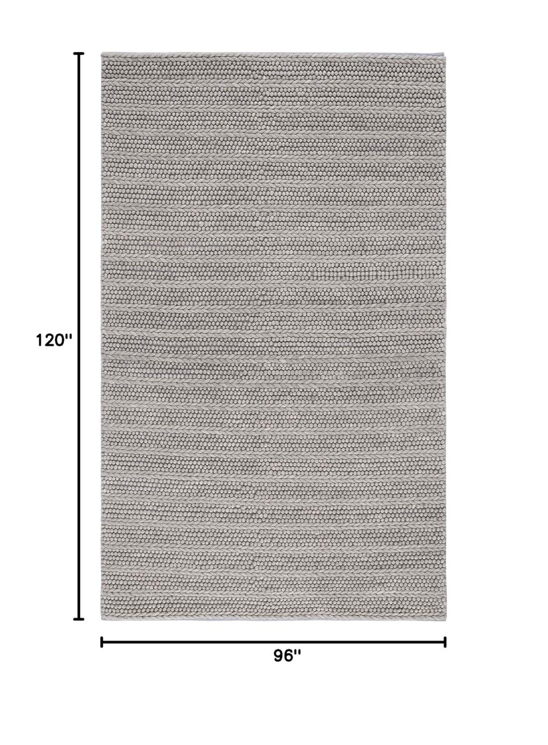 Natura NAT280 Flat Weave Indoor Area Rug - Grey - 8'x10' - Safavieh