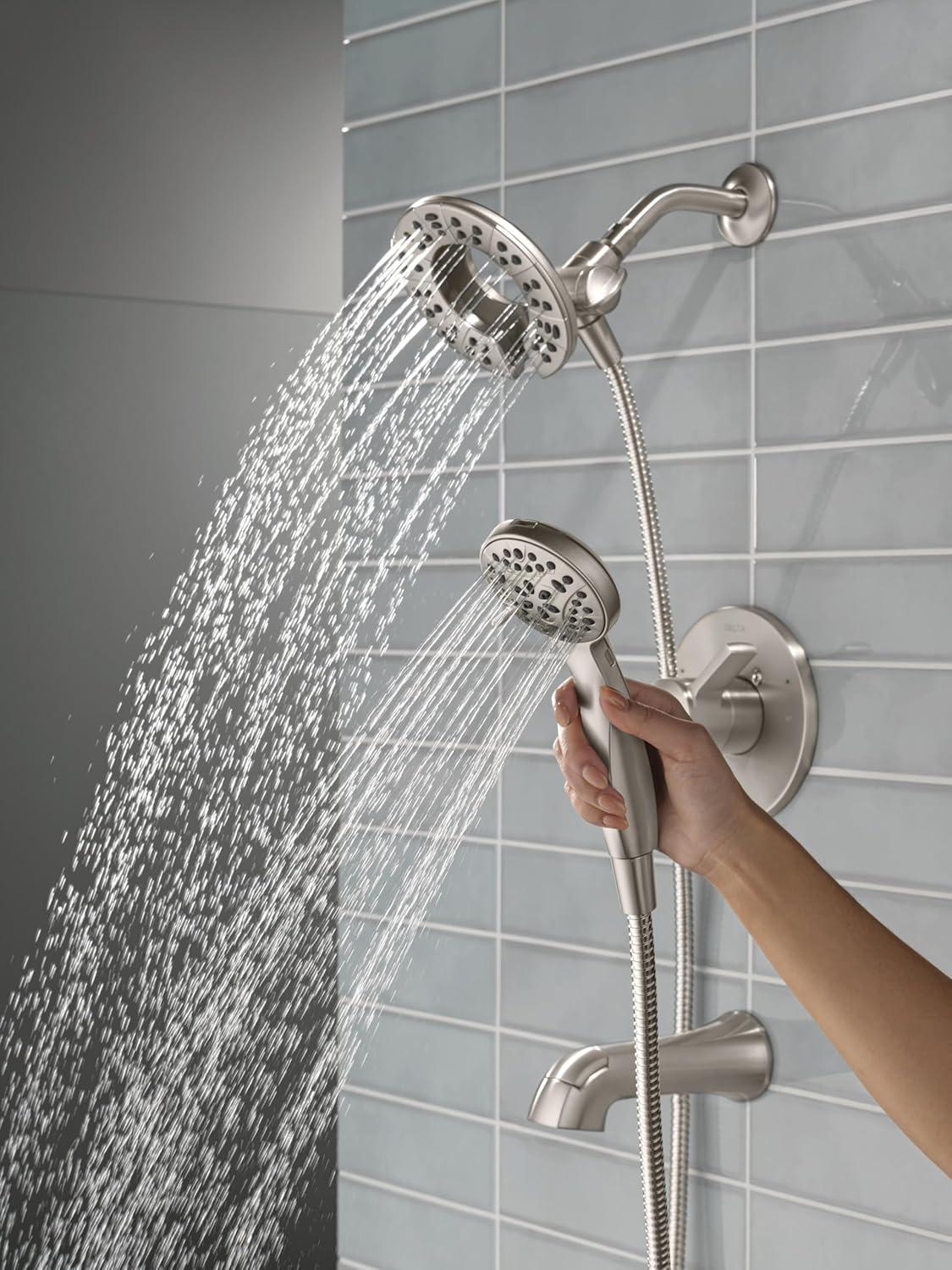 Albion Brushed Nickel Multi-Function Handheld Shower System