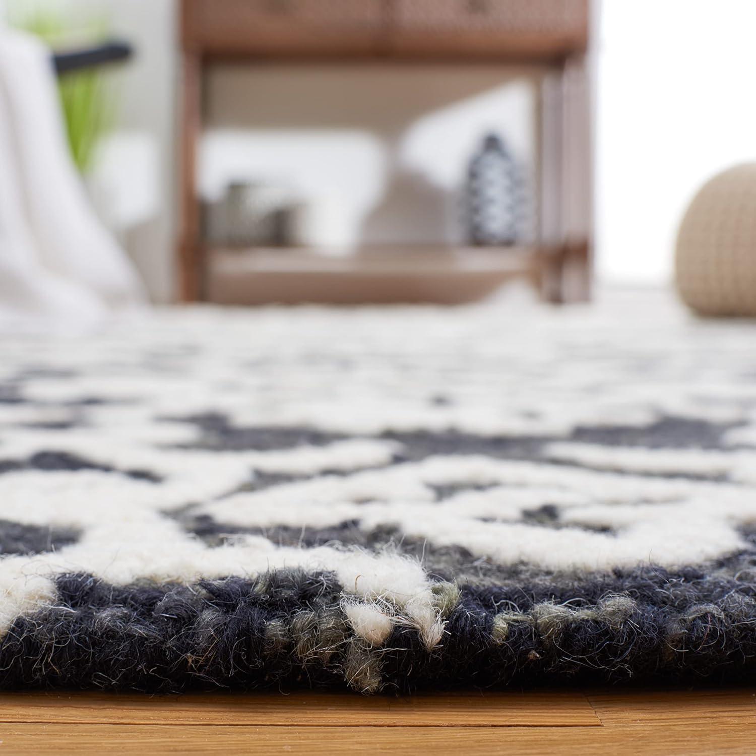 Blossom BLM104 Hand Tufted Area Rug - Green/Ivory - 8'x10' - Safavieh.