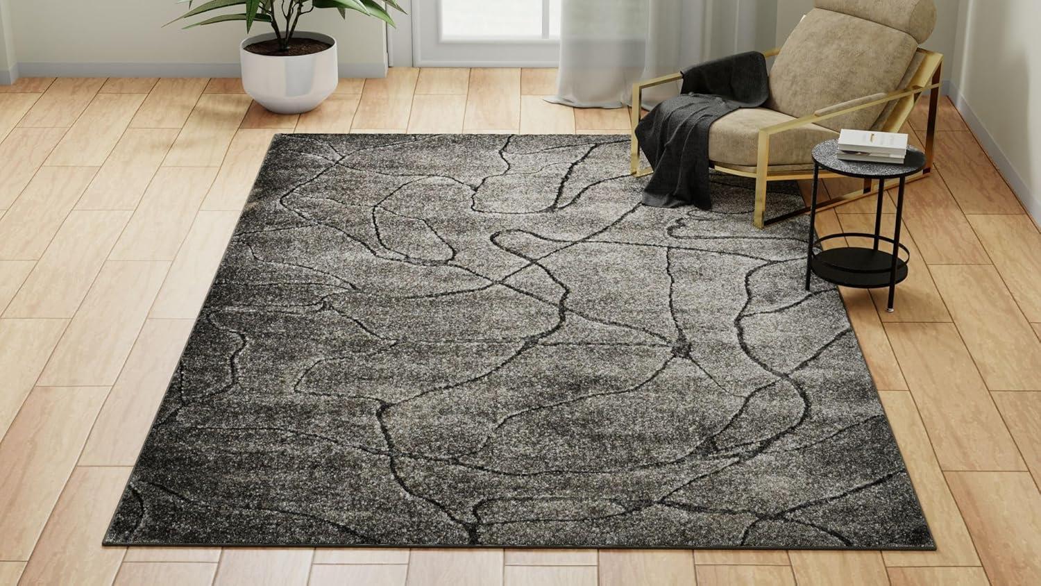 Cadence Contemporary Iron Ore Area Rug