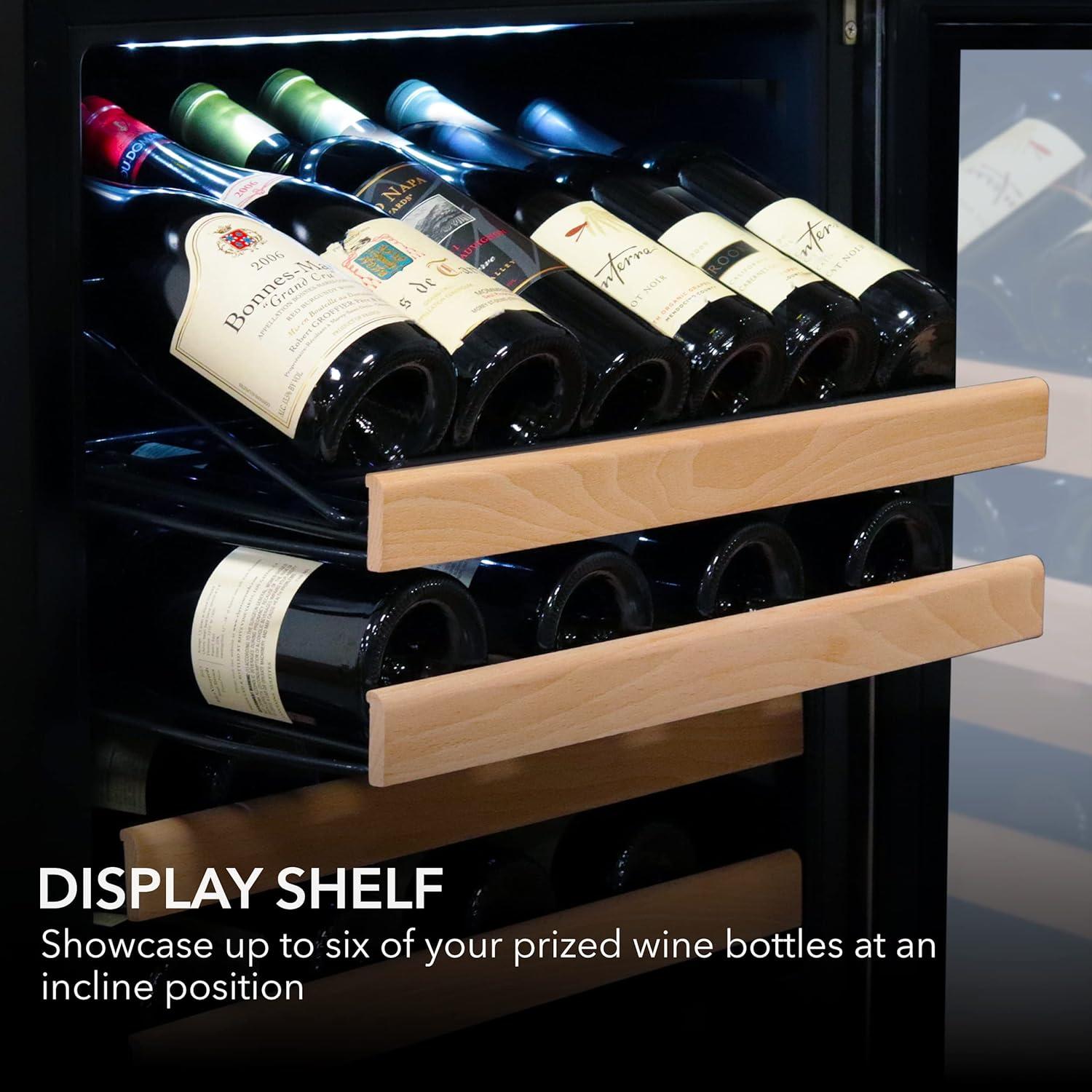 Whynter Whynter 92 Bottle Dual Zone Built-In Wine Refrigerator