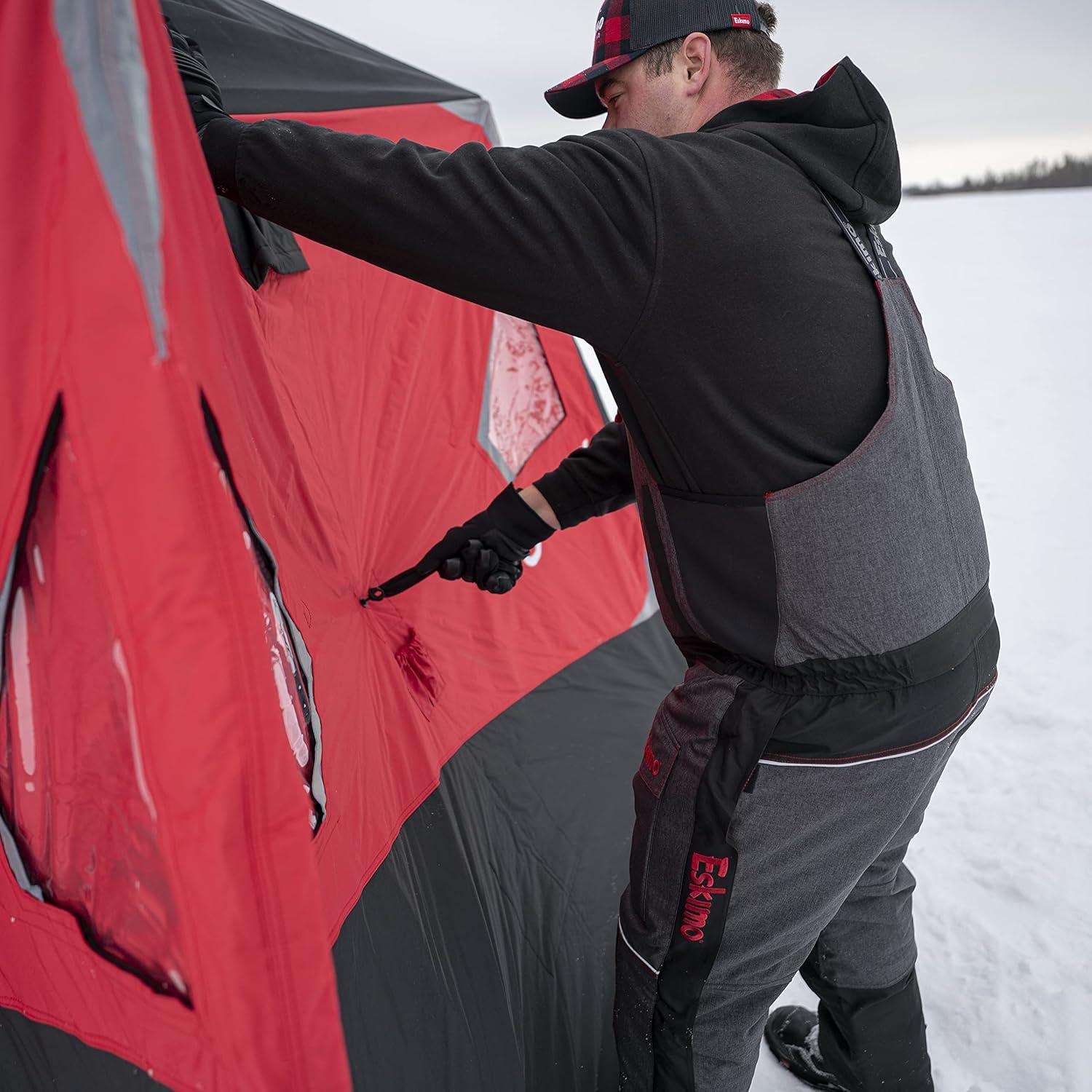 Eskimo Outbreak 450XD Pop-up Portable Insulated Ice Fishing Shelter, 4-5 Person