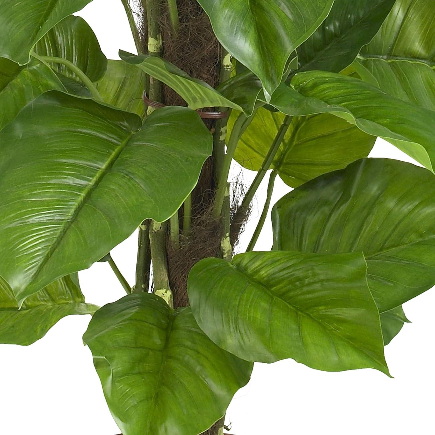 52" Large Leaf Philodendron Silk Plant(Real Touch)