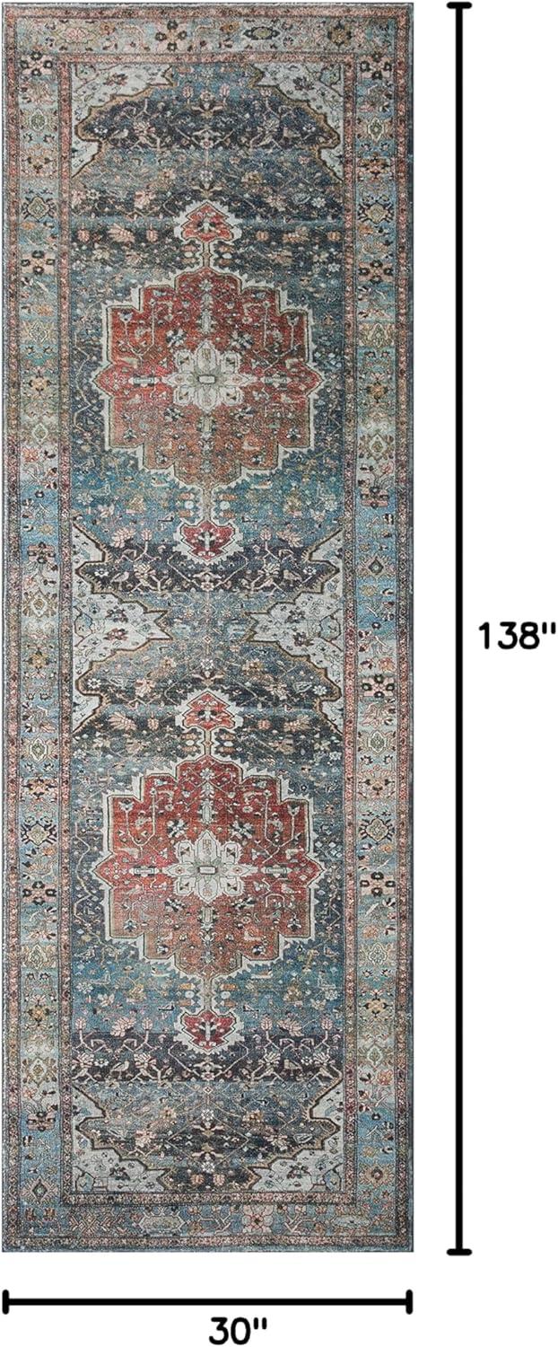 Loloi II Loloi Margot Ocean/Brick Area Rug feat. CloudPile