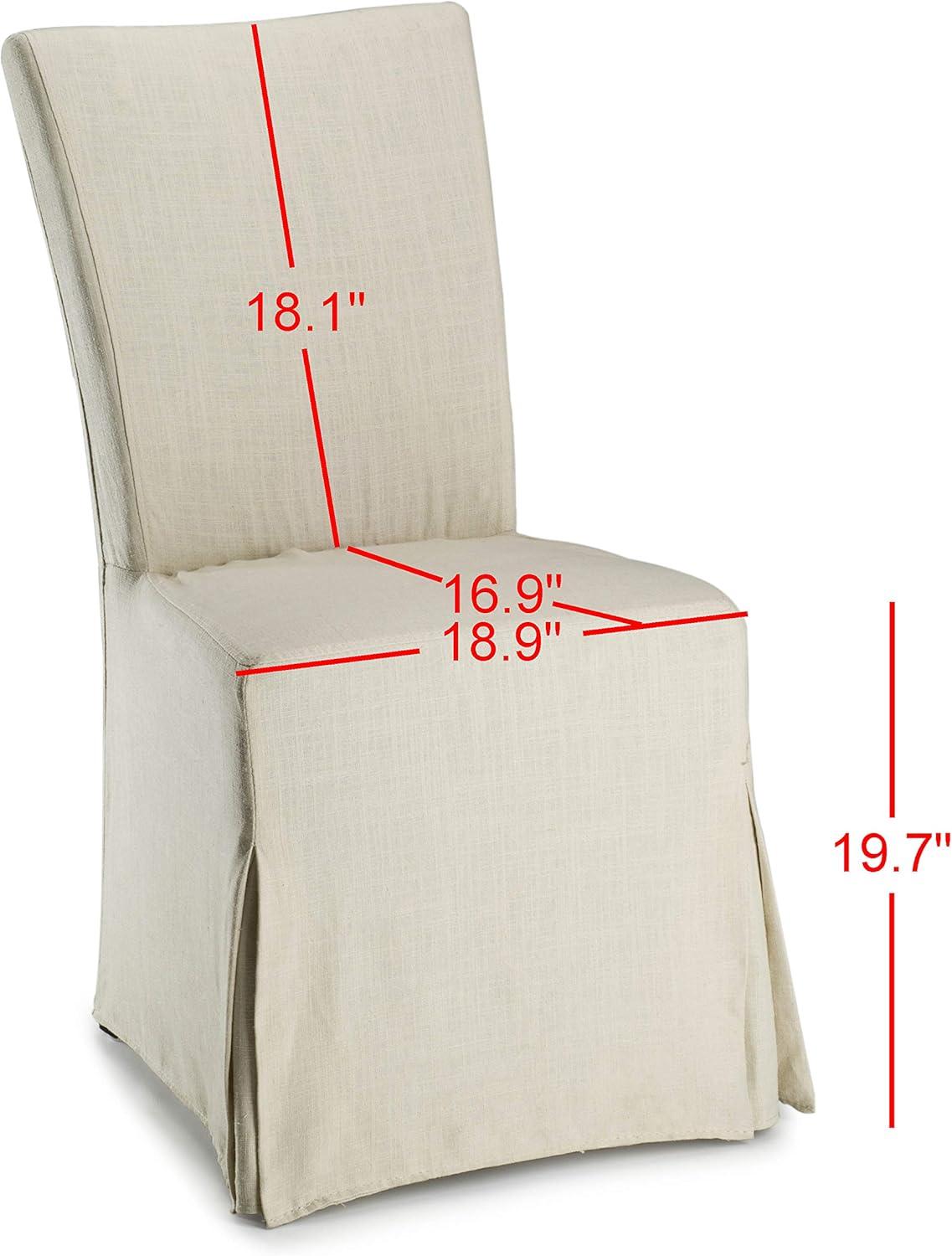 Suzie 18''H Slipcover (Set Of 2) - Beige - Safavieh