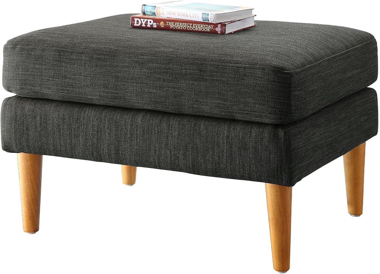 Convenience Concepts Designs4Comfort No Tools Marlow Mid Century Ottoman