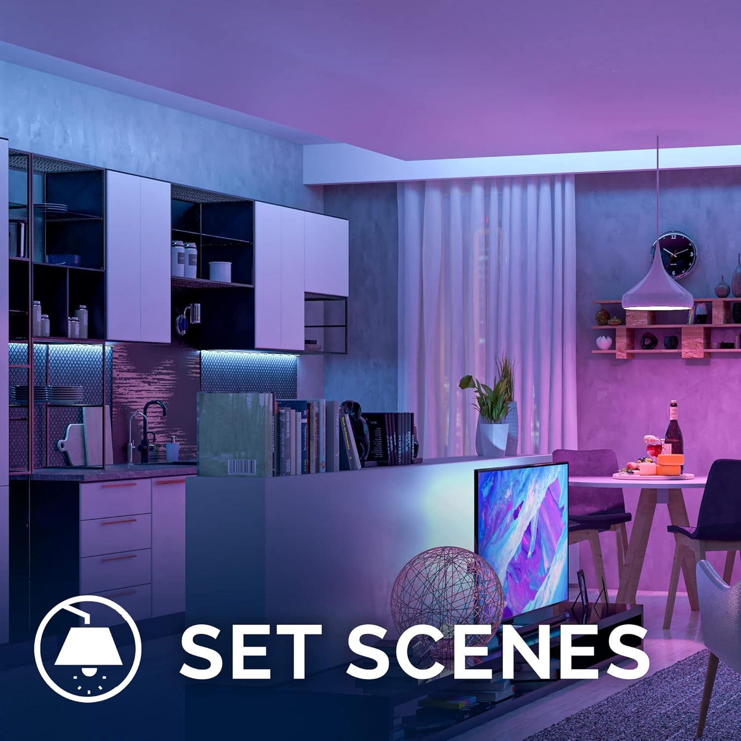 Smart LED Color-Changing Tape Light with WiFi Control